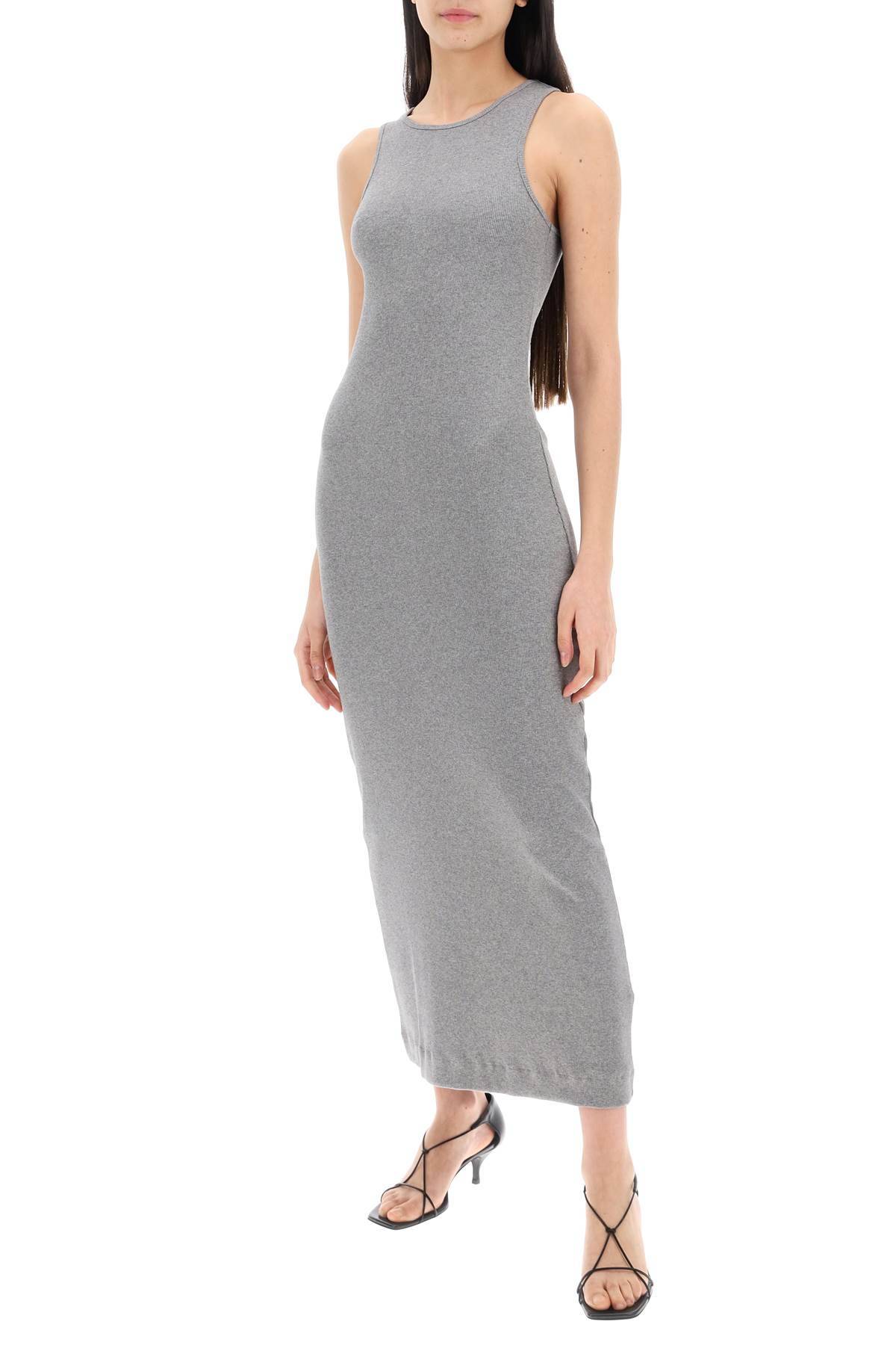 Shop By Malene Birger Maxi Lovelo Organic Cotton Dress In In Grey
