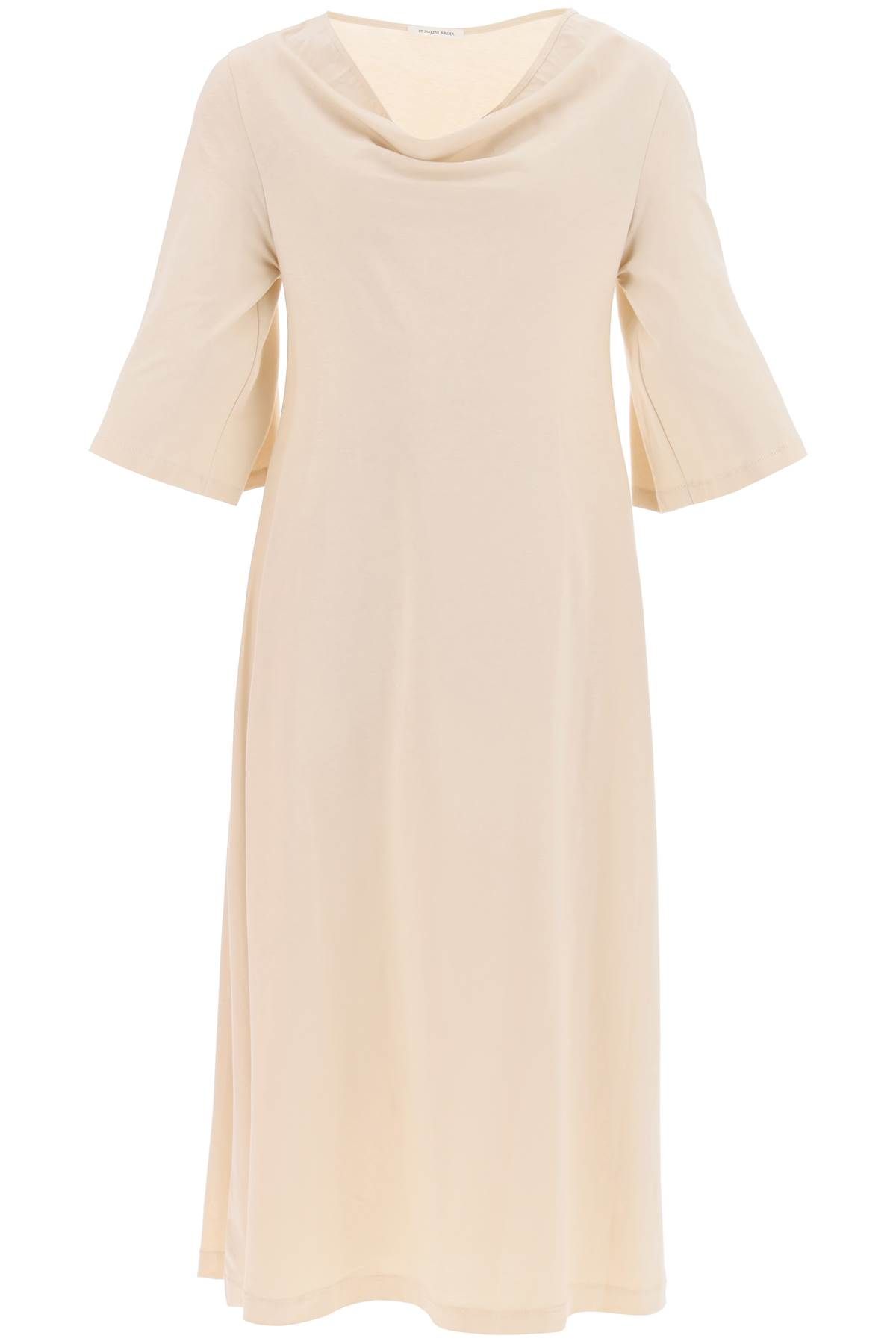 Shop By Malene Birger "yalia Maxi Dress In Jersey In White