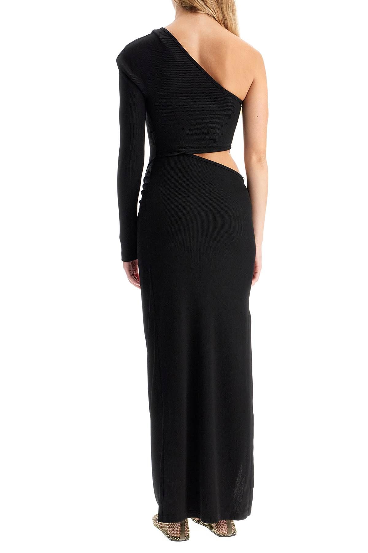 Shop Christopher Esber One-shoulder Dress With Cut-out And In Black