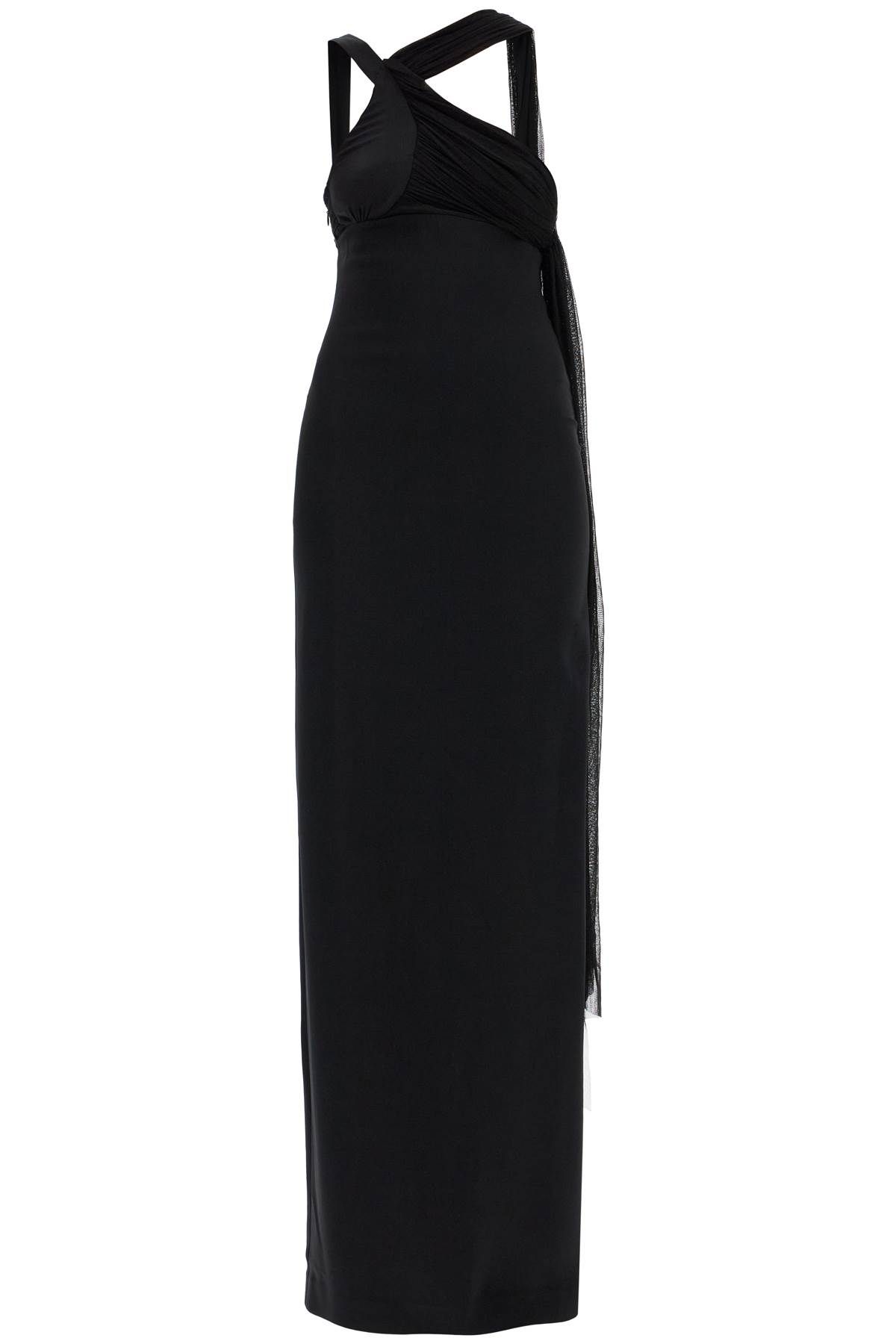 Shop Christopher Esber Long One-shoulder In Black