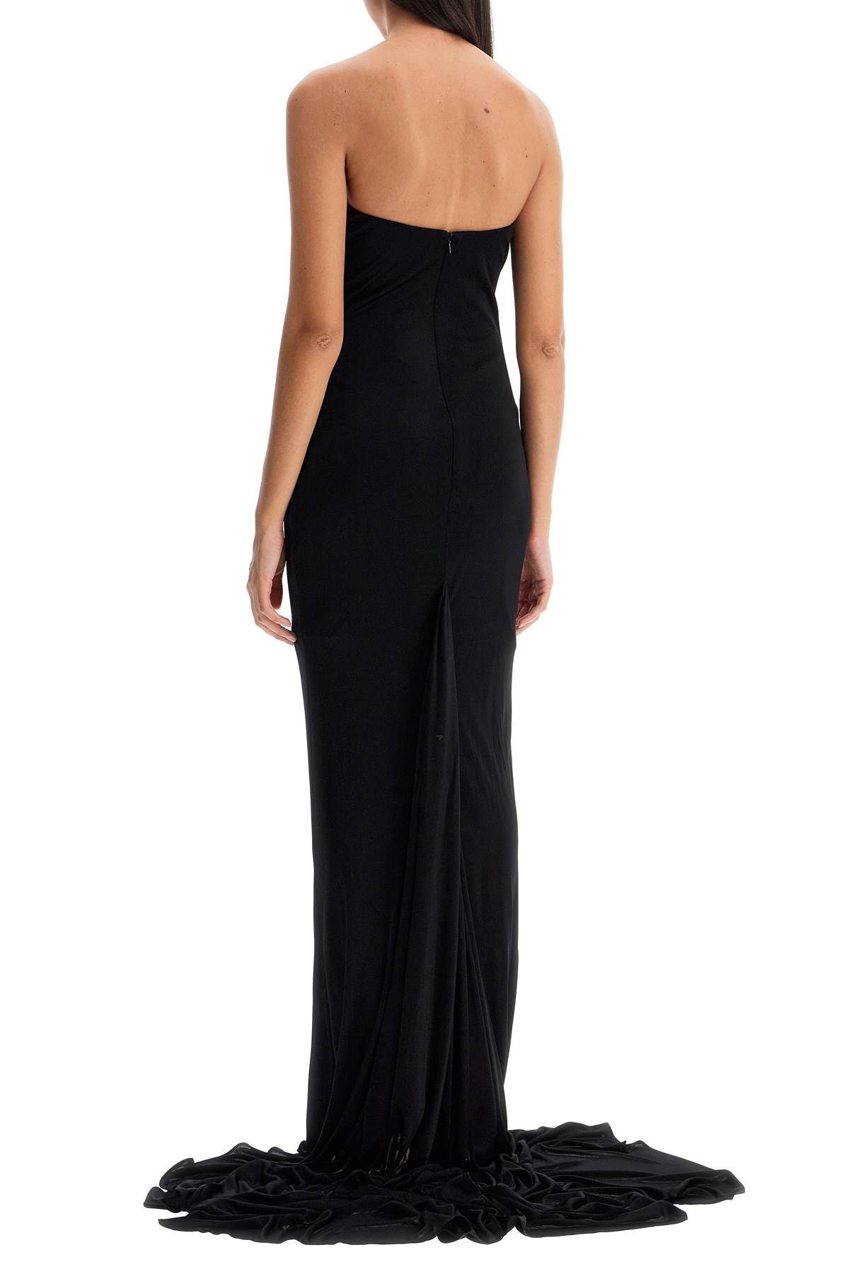 Shop Giuseppe Di Morabito Maxi Dress With Seashell Bro In Black