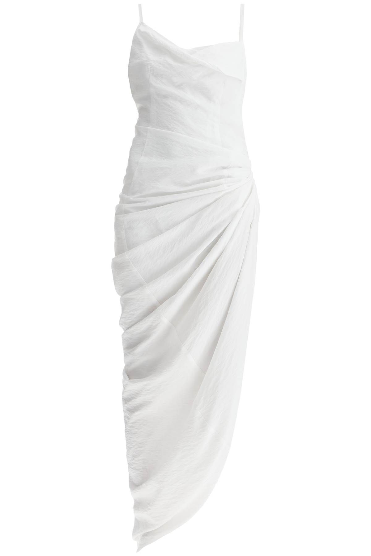 Shop Jacquemus Long Dress 'the Saudade Longue In White