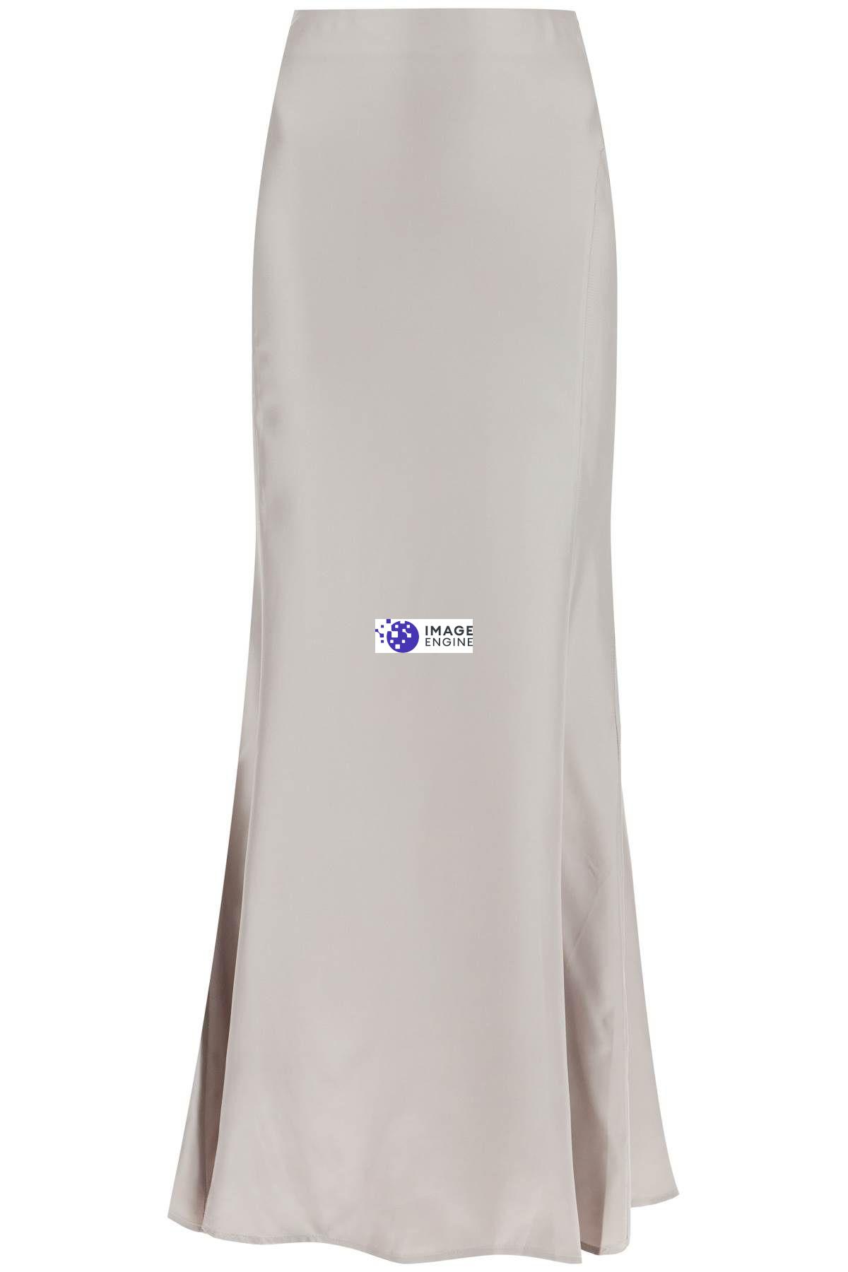LOULOU STUDIO "LONG SILK SKIRT BY DALUP