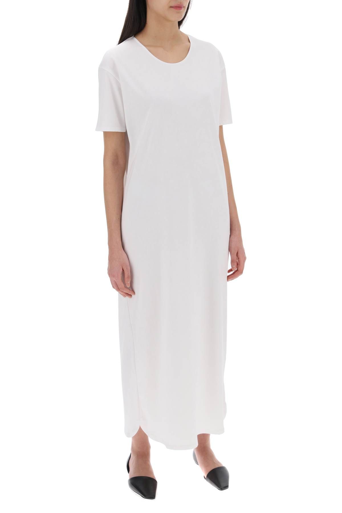 Shop Loulou Studio Maxi Arue Organic Pima Cotton Dress In White