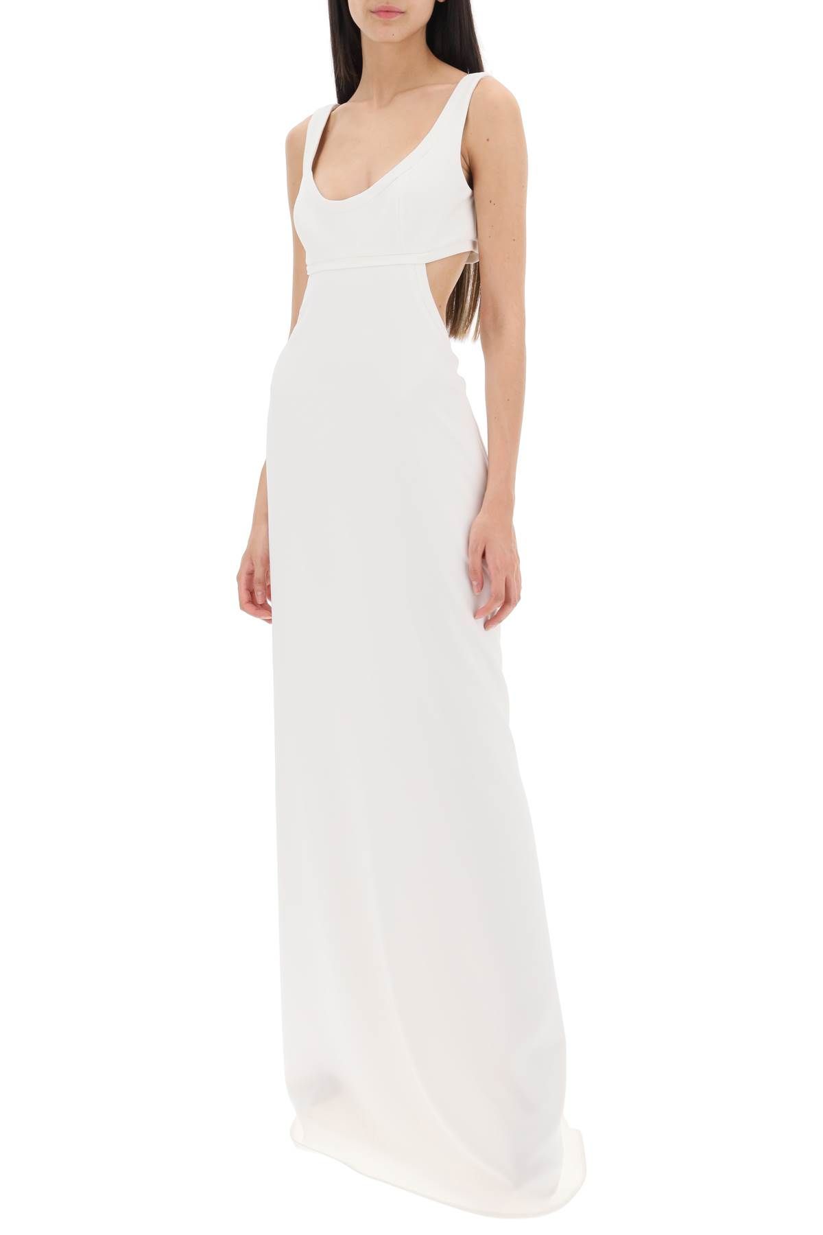 Shop Max Mara 'pinco' Maxi Mermaid Dress In White