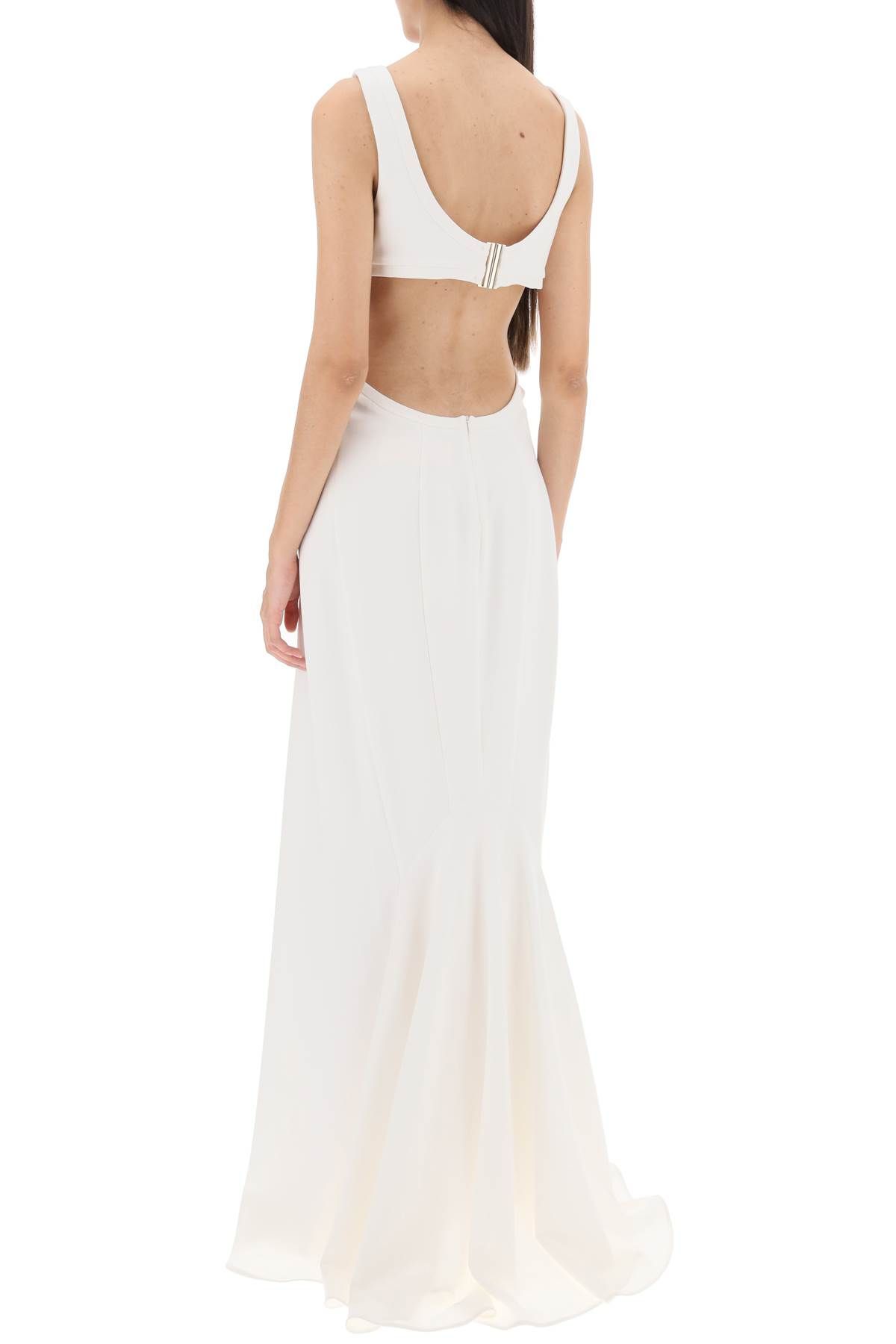 Shop Max Mara 'pinco' Maxi Mermaid Dress In White