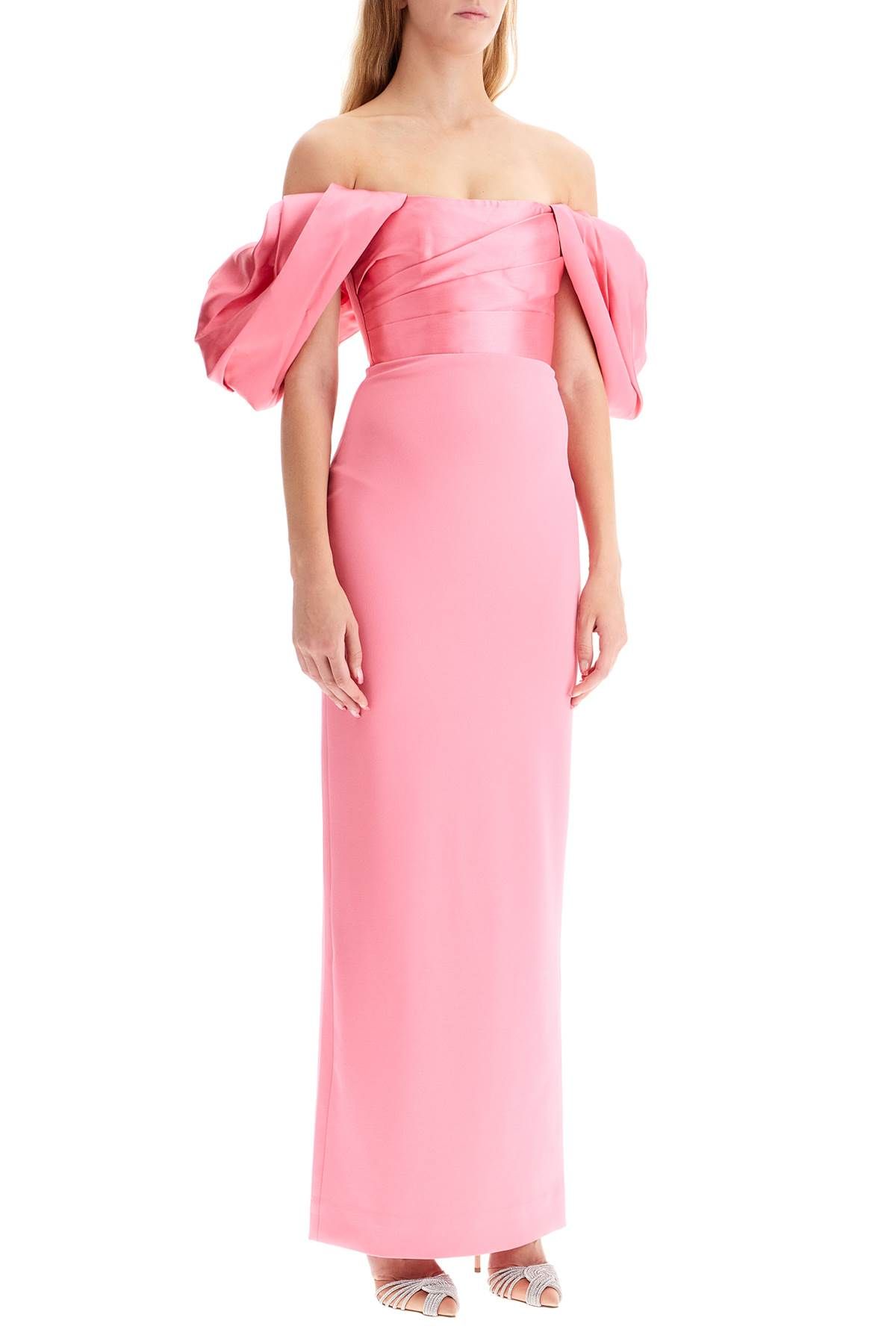 Shop Solace London Long Sian Dress In Pink