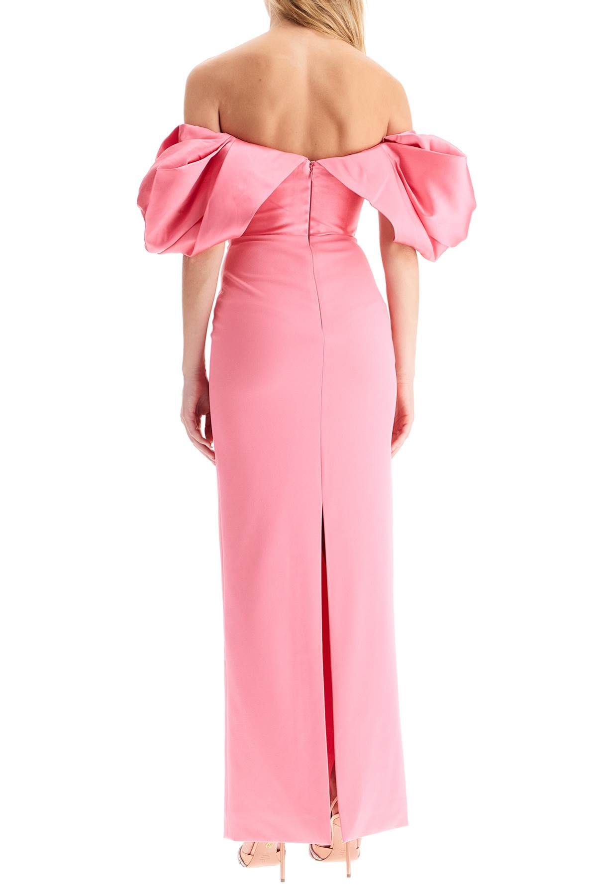 Shop Solace London Long Sian Dress In Pink