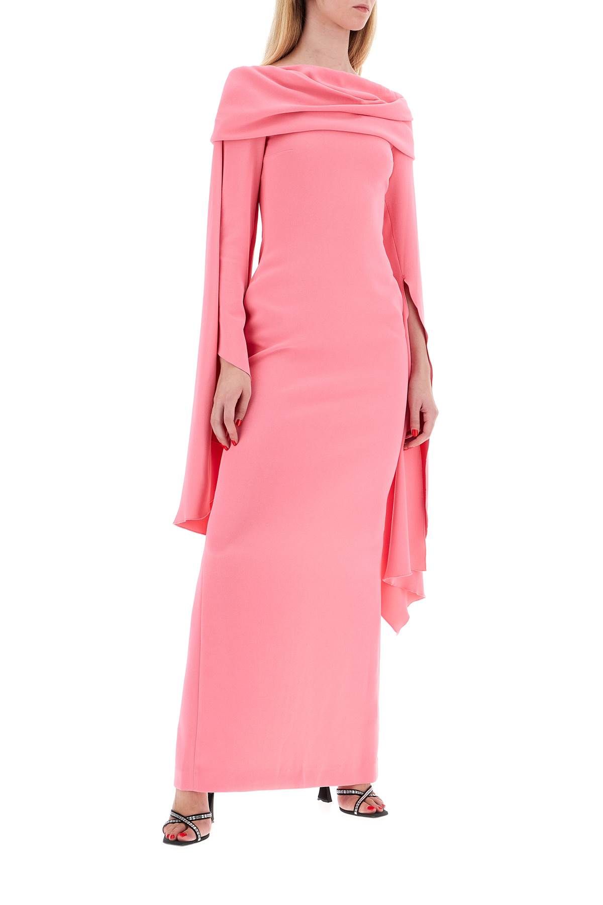 Shop Solace London Long Arden Dress In Pink