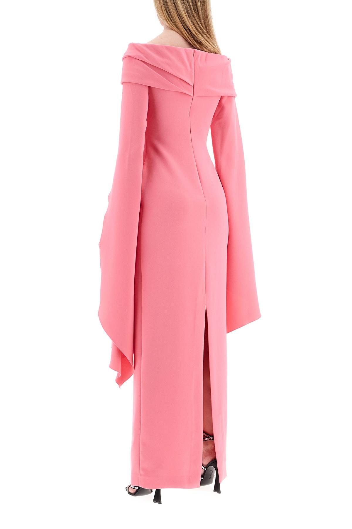 Shop Solace London Long Arden Dress In Pink