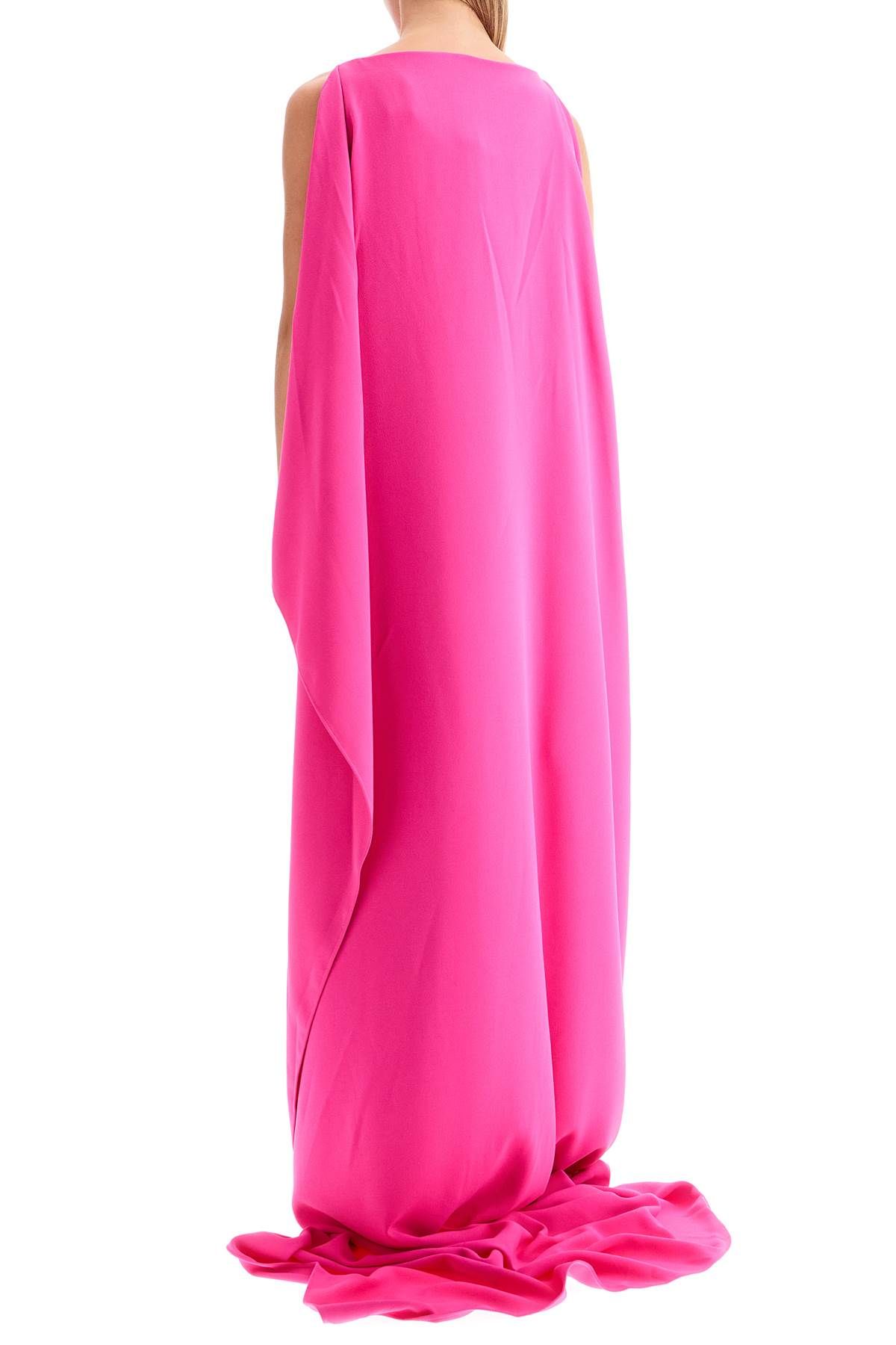 Shop Solace London 'kaila' Long Dress In Fuchsia