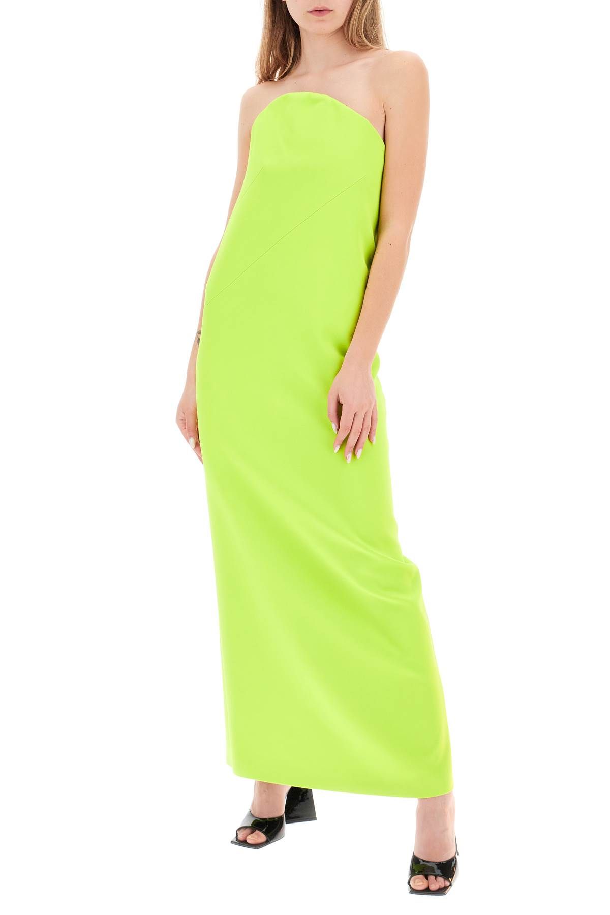 Shop Sportmax 'noli' Long Dress In Green