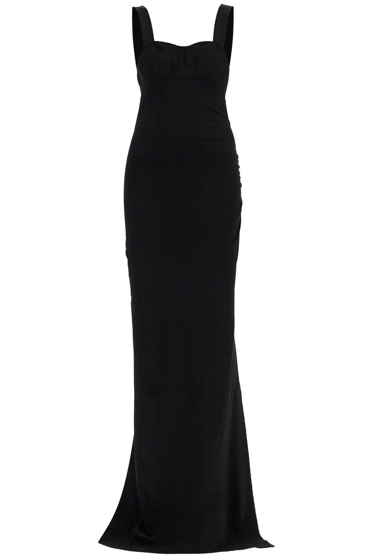 Shop Tom Ford "maxi Knit Dress With Cut Out Details In Black