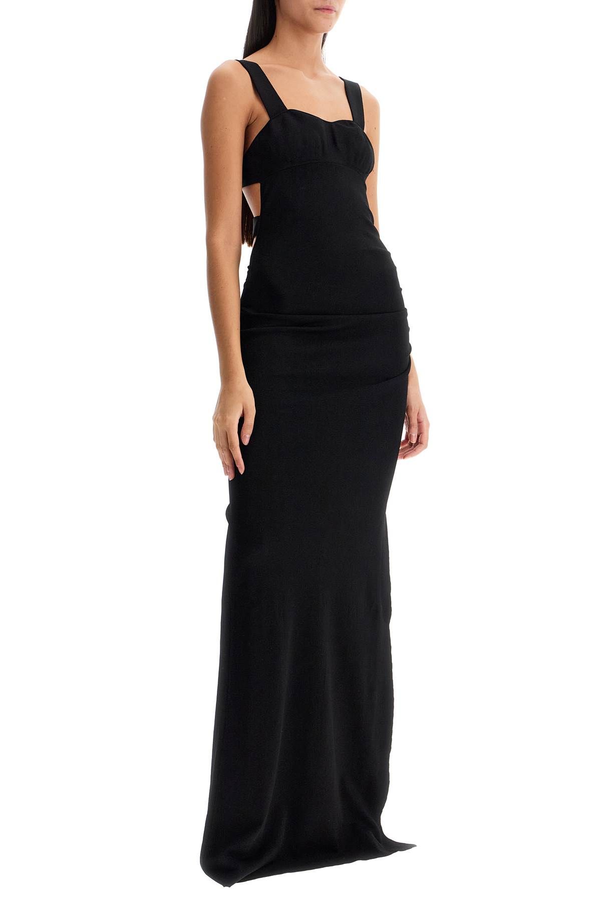 Shop Tom Ford "maxi Knit Dress With Cut Out Details In Black