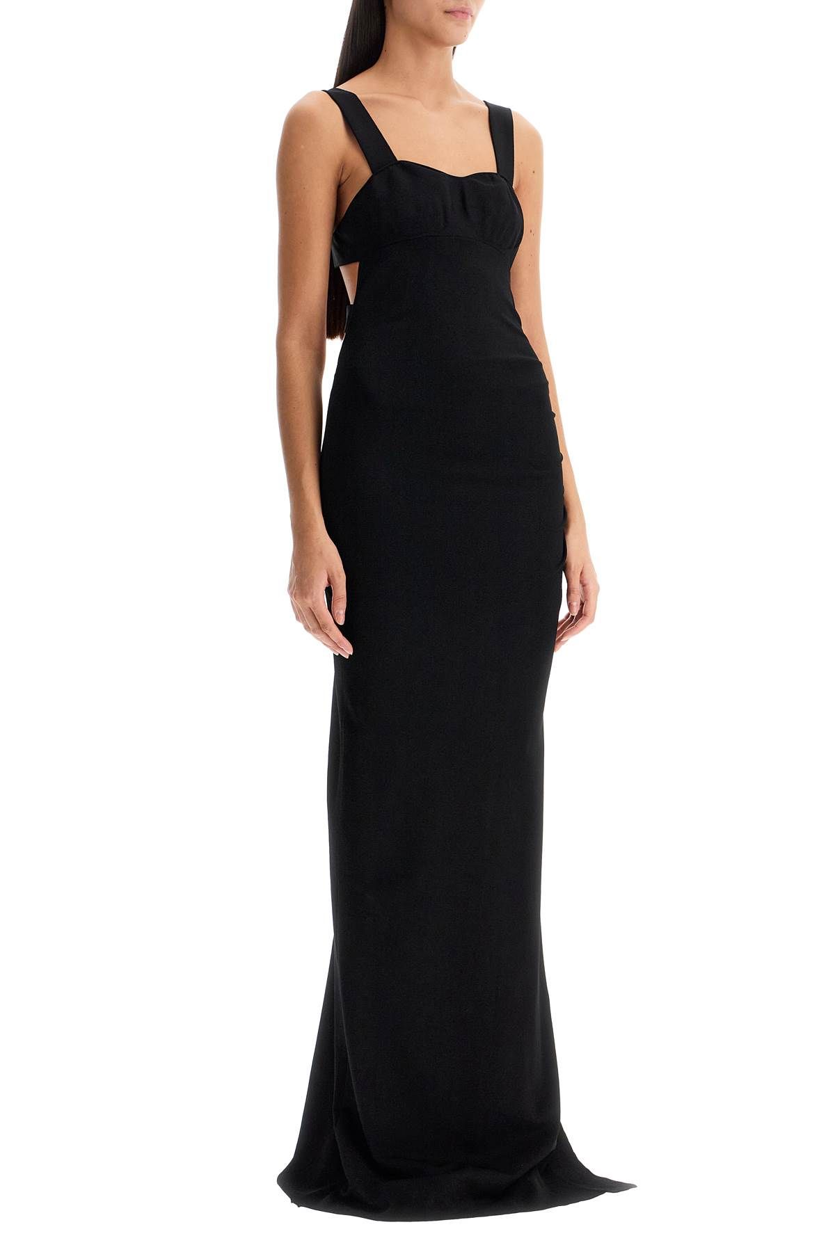 Shop Tom Ford "maxi Knit Dress With Cut Out Details In Black