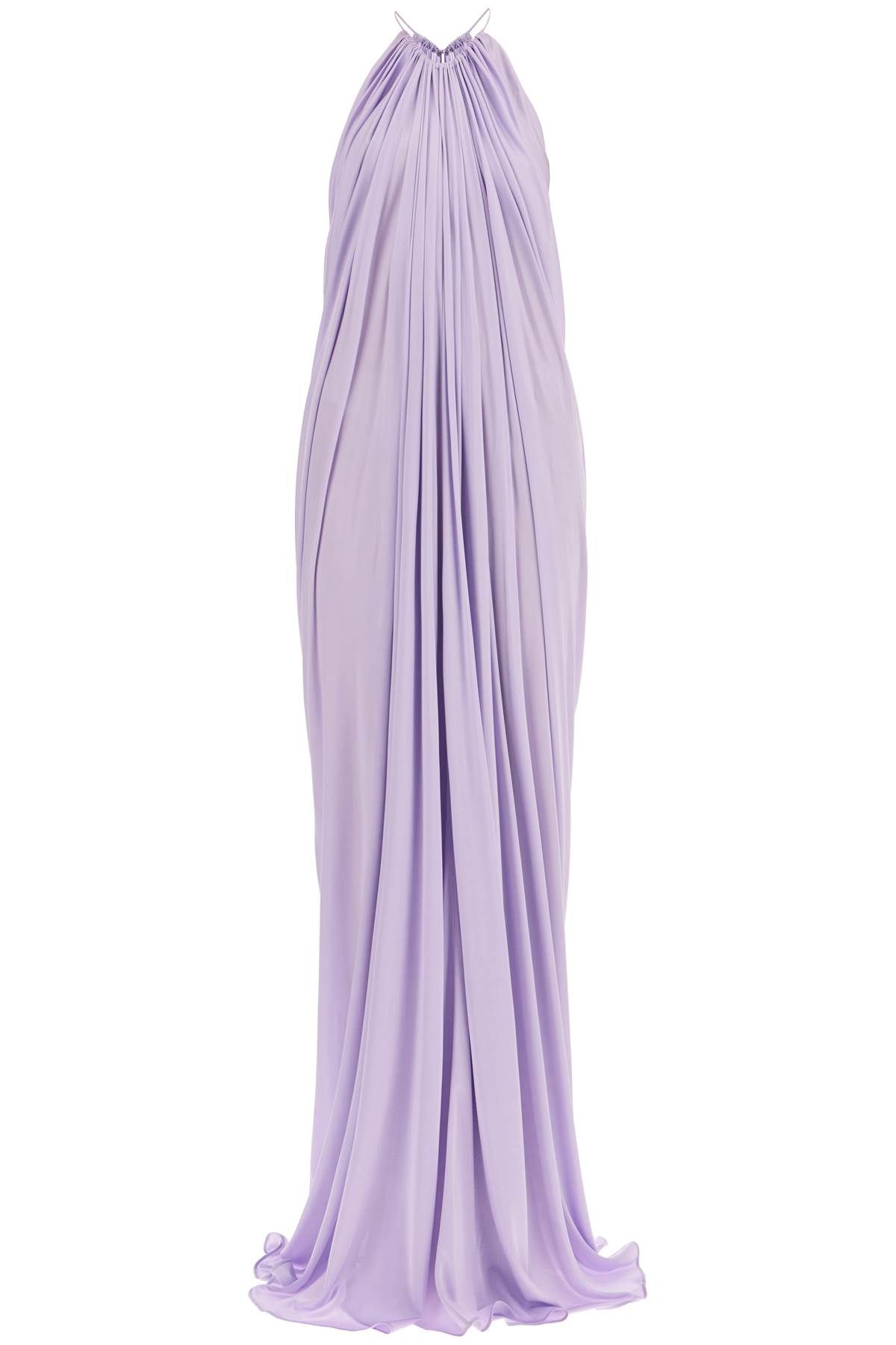 Shop Tom Ford Long Shiny Jersey Dress In Purple