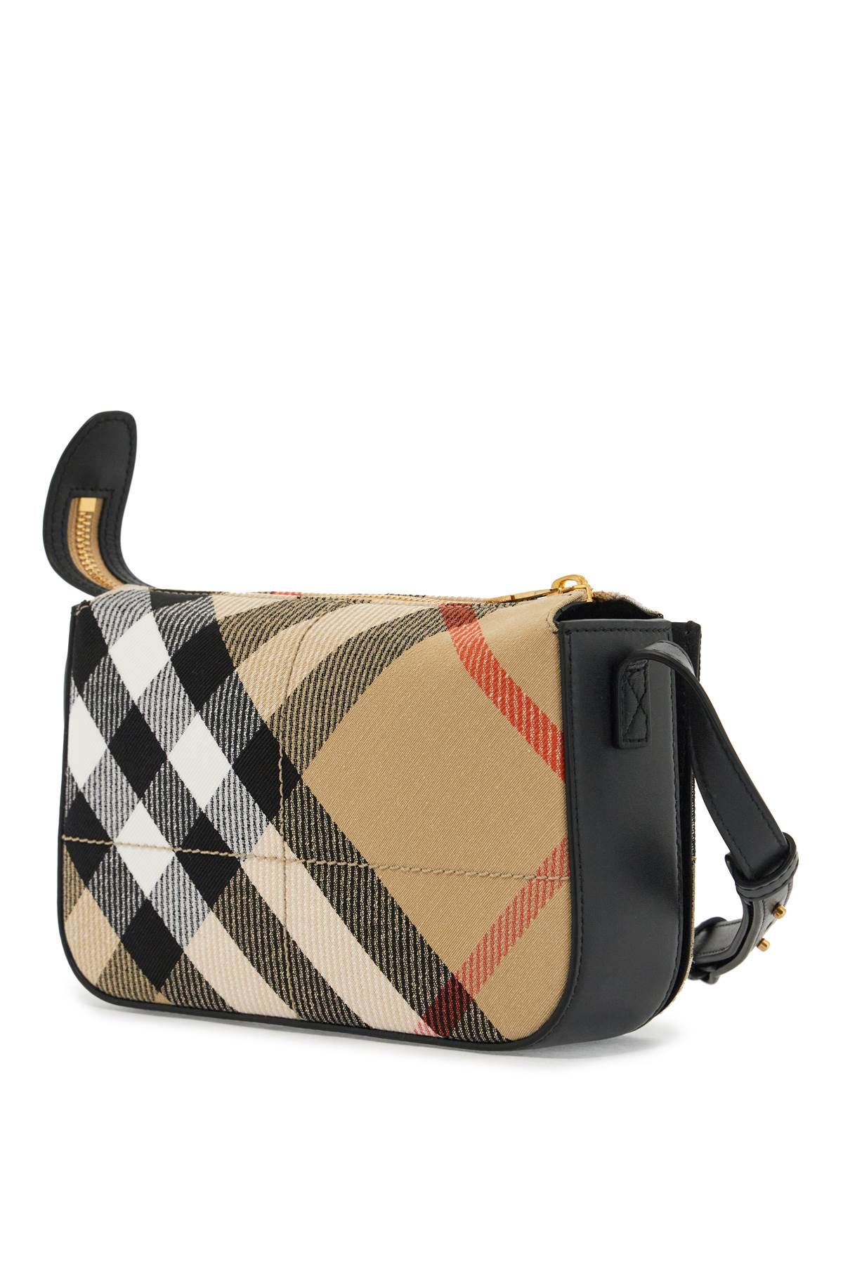 Shop Burberry Mini Snip Shoulder Bag In Beige