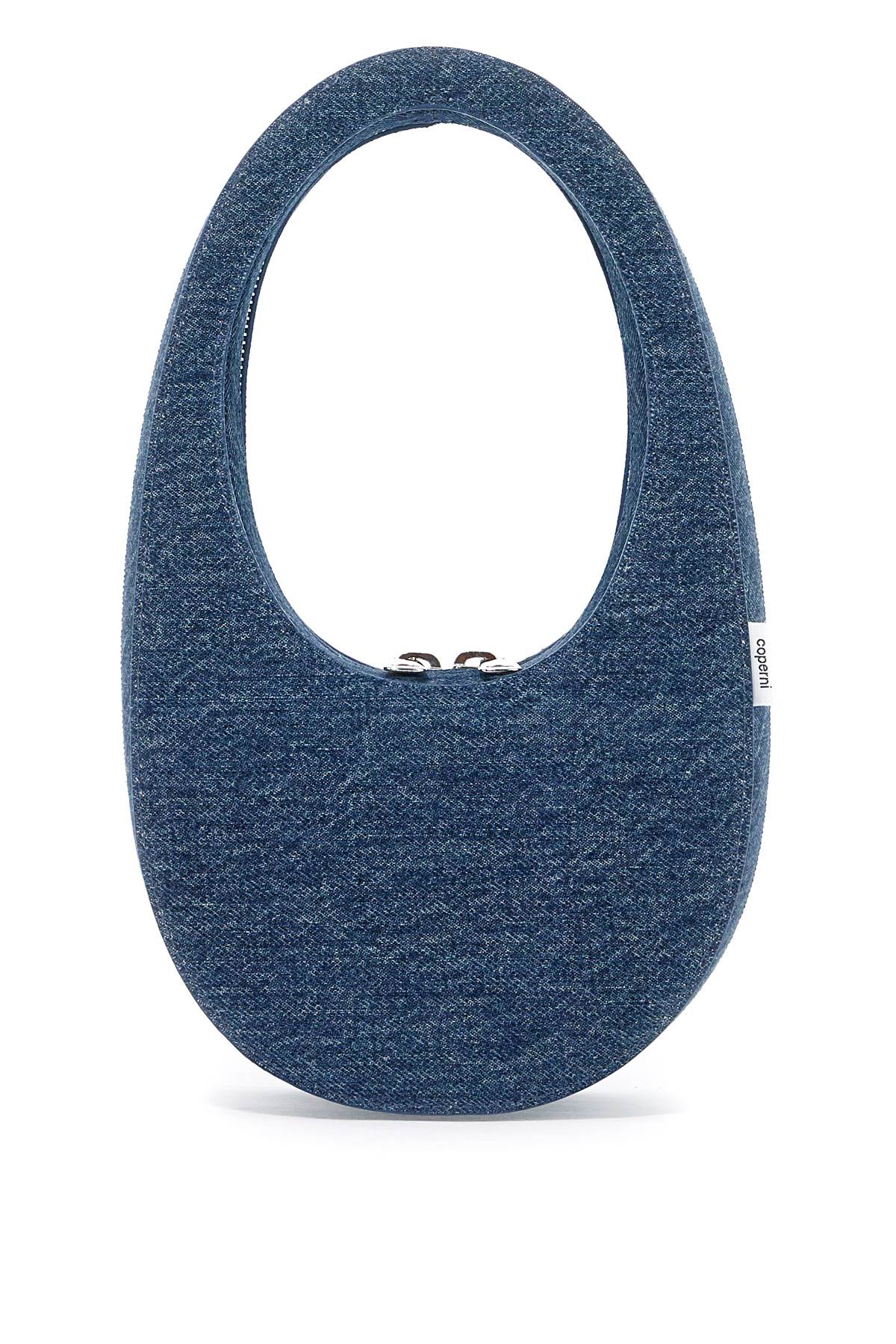 Shop Coperni Swipe Mini Hobo Bag In Blue