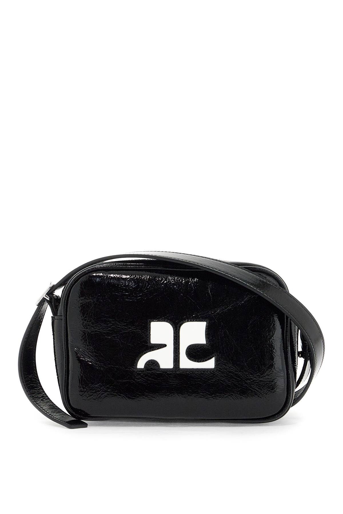 Shop Courrèges Reedition Camera Bag For In Black