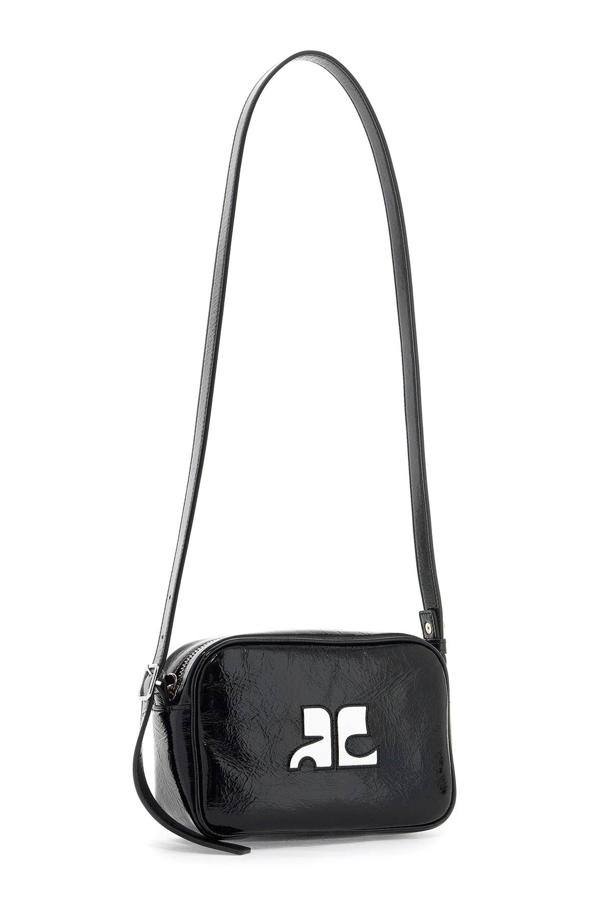 Shop Courrèges Reedition Camera Bag For In Black