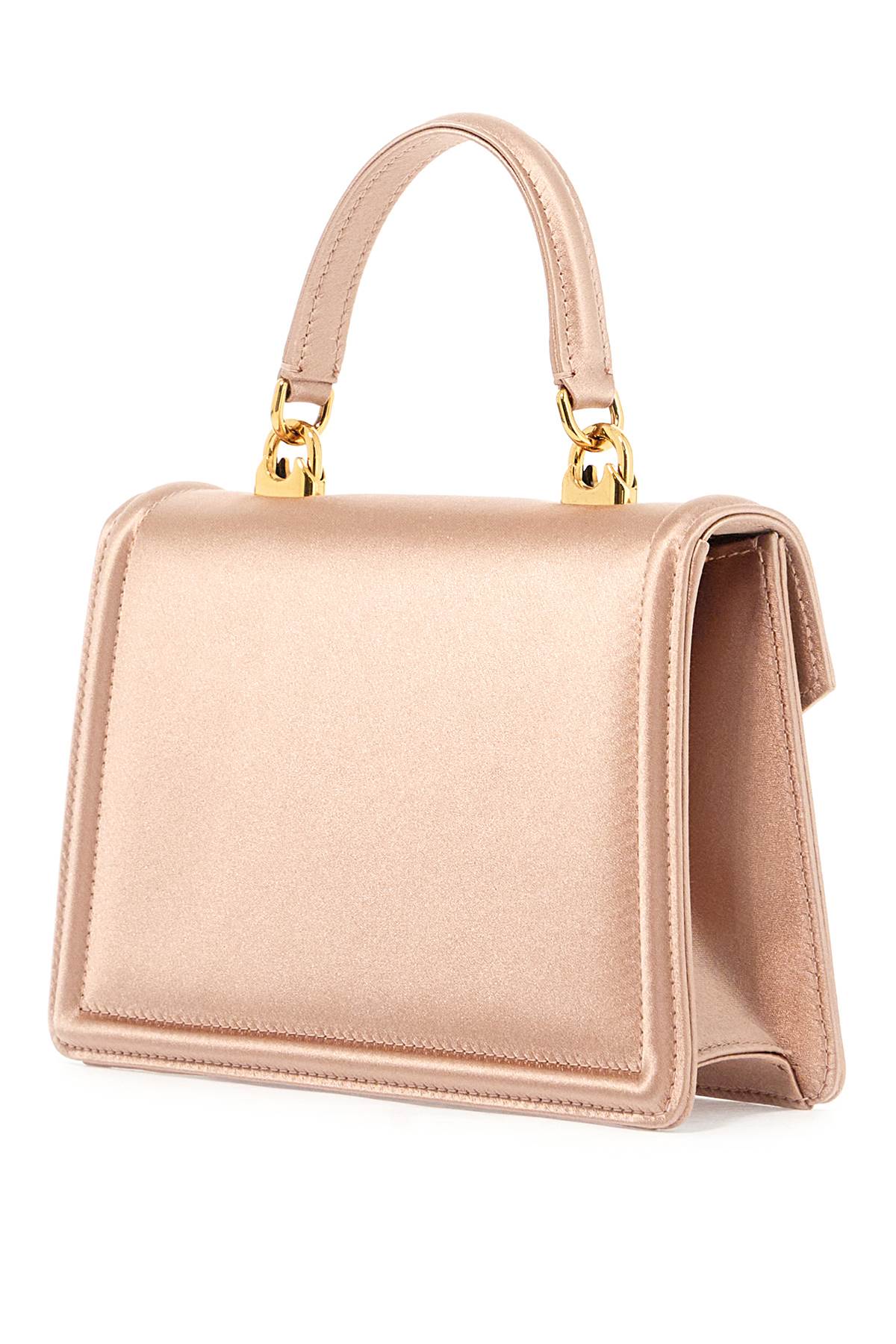 Shop Dolce & Gabbana Satin Small Devotion Bag In Pink