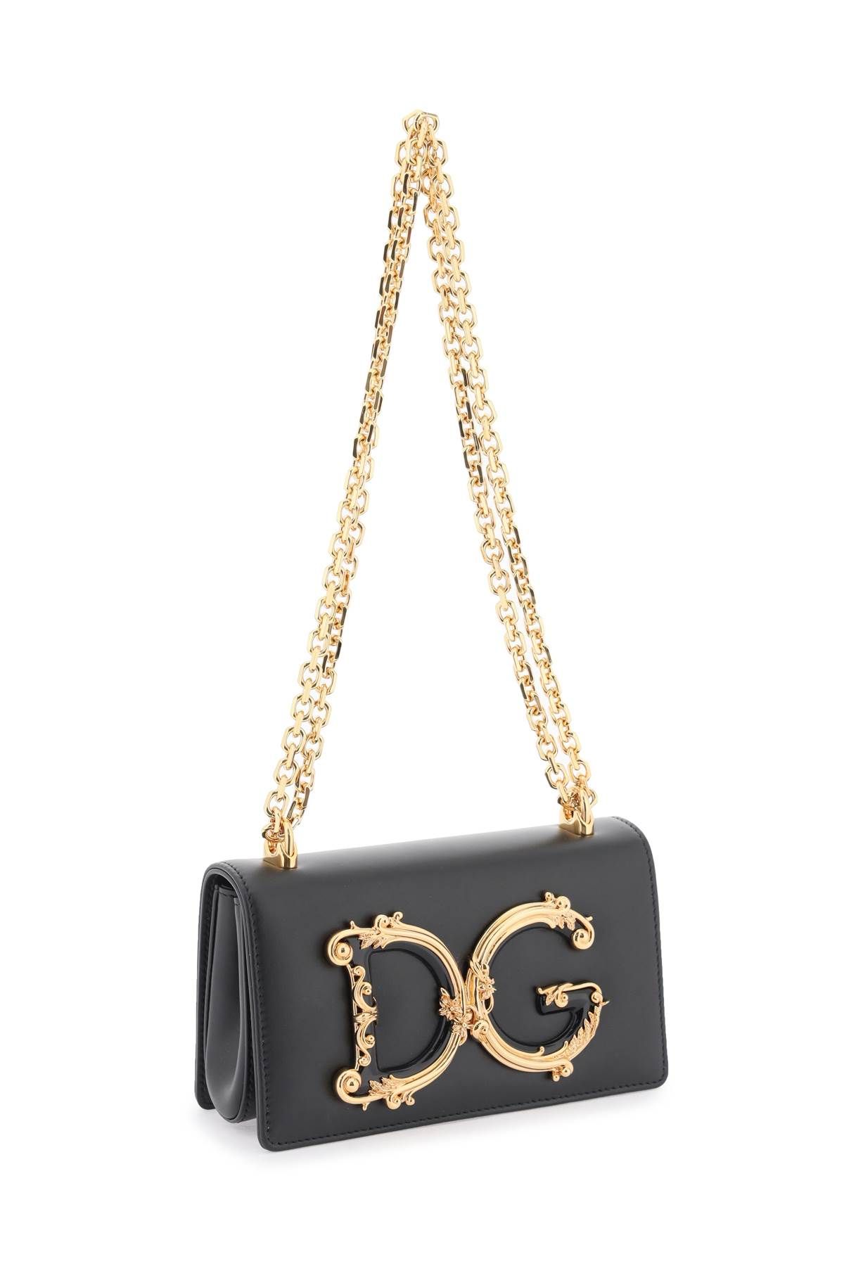 Shop Dolce & Gabbana Dg Girls Mini Bag In Black