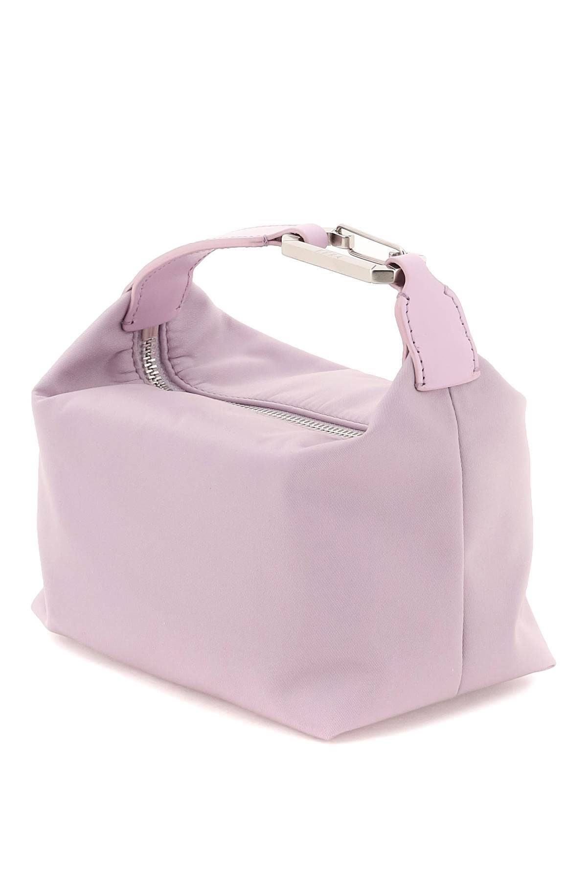 Shop Eéra Laminated Leather Mini Moonbag In Purple