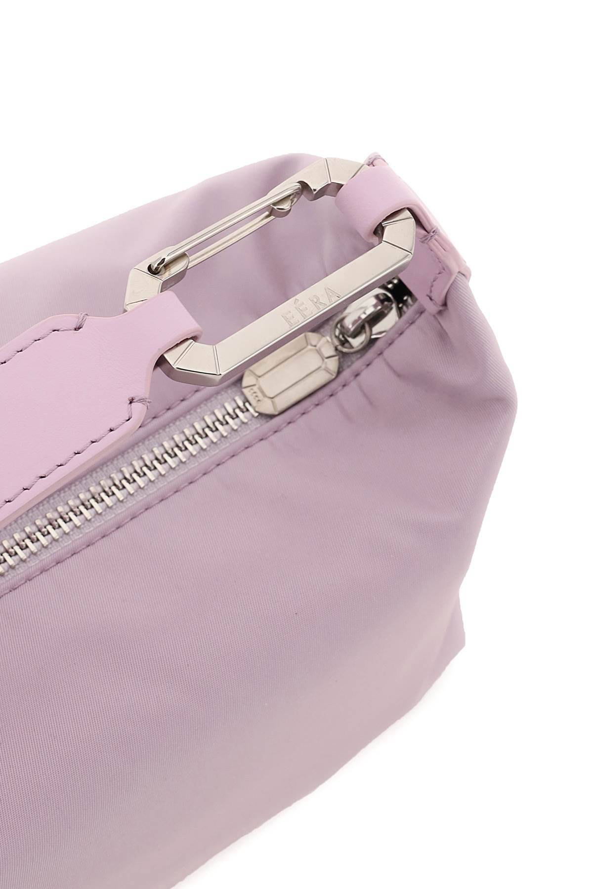 Shop Eéra Laminated Leather Mini Moonbag In Purple