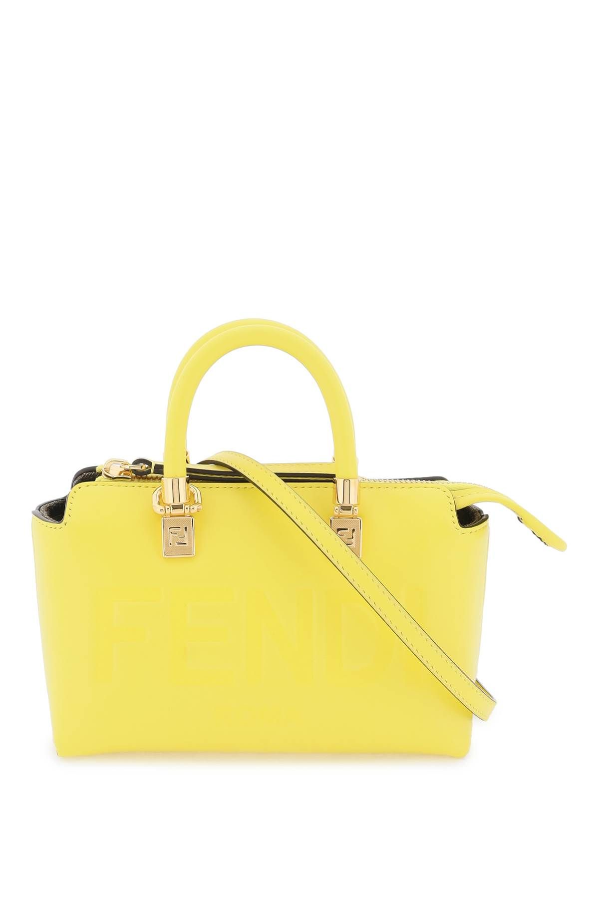Shop Fendi By The Way Mini Bag In Yellow