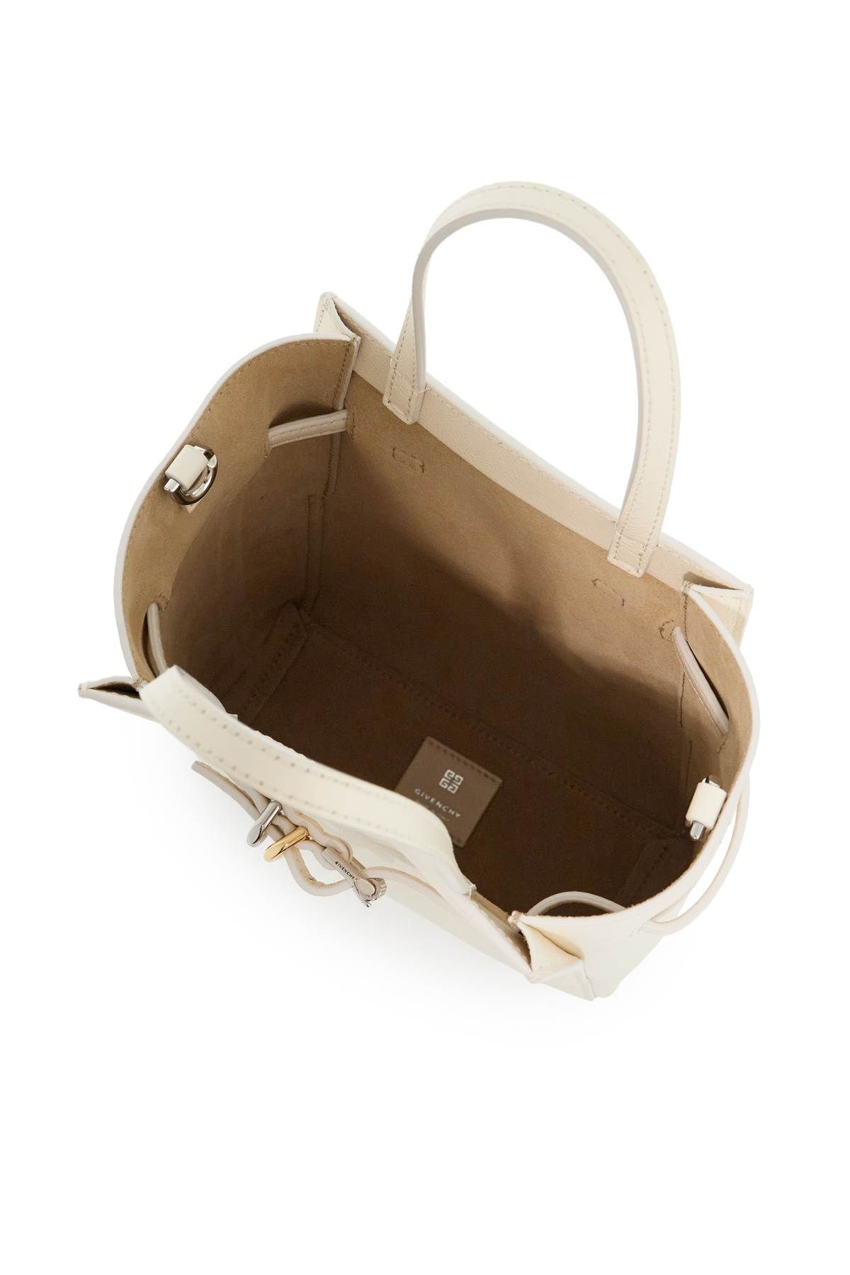 Shop Givenchy Mini Voyou Tote Bag For In White