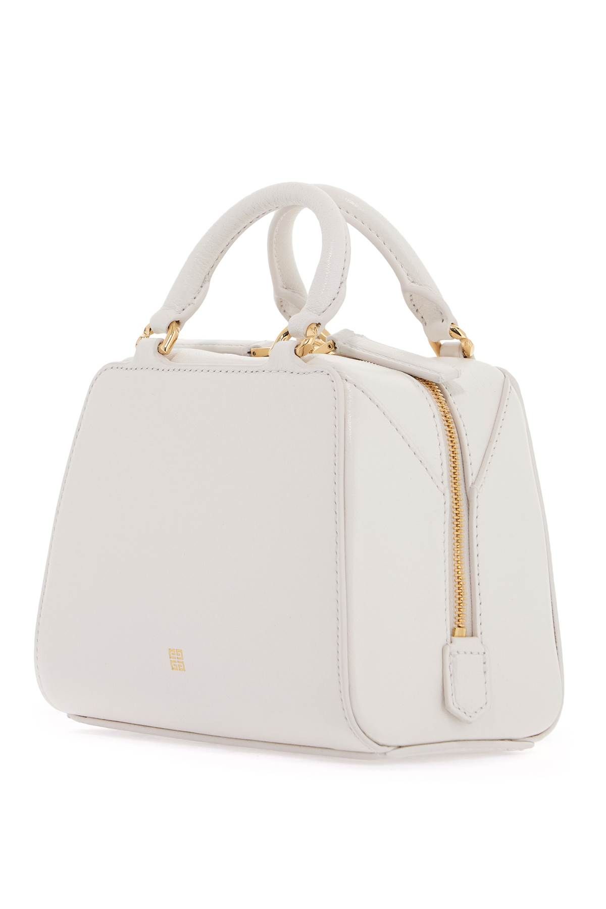 Shop Givenchy Antigona Cube Nano Hand In White