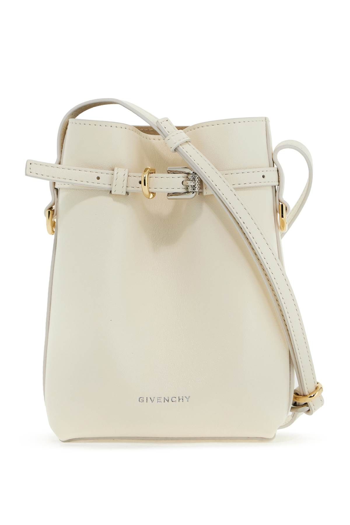 Shop Givenchy "voyou Mini Shoulder Bag In Neutro