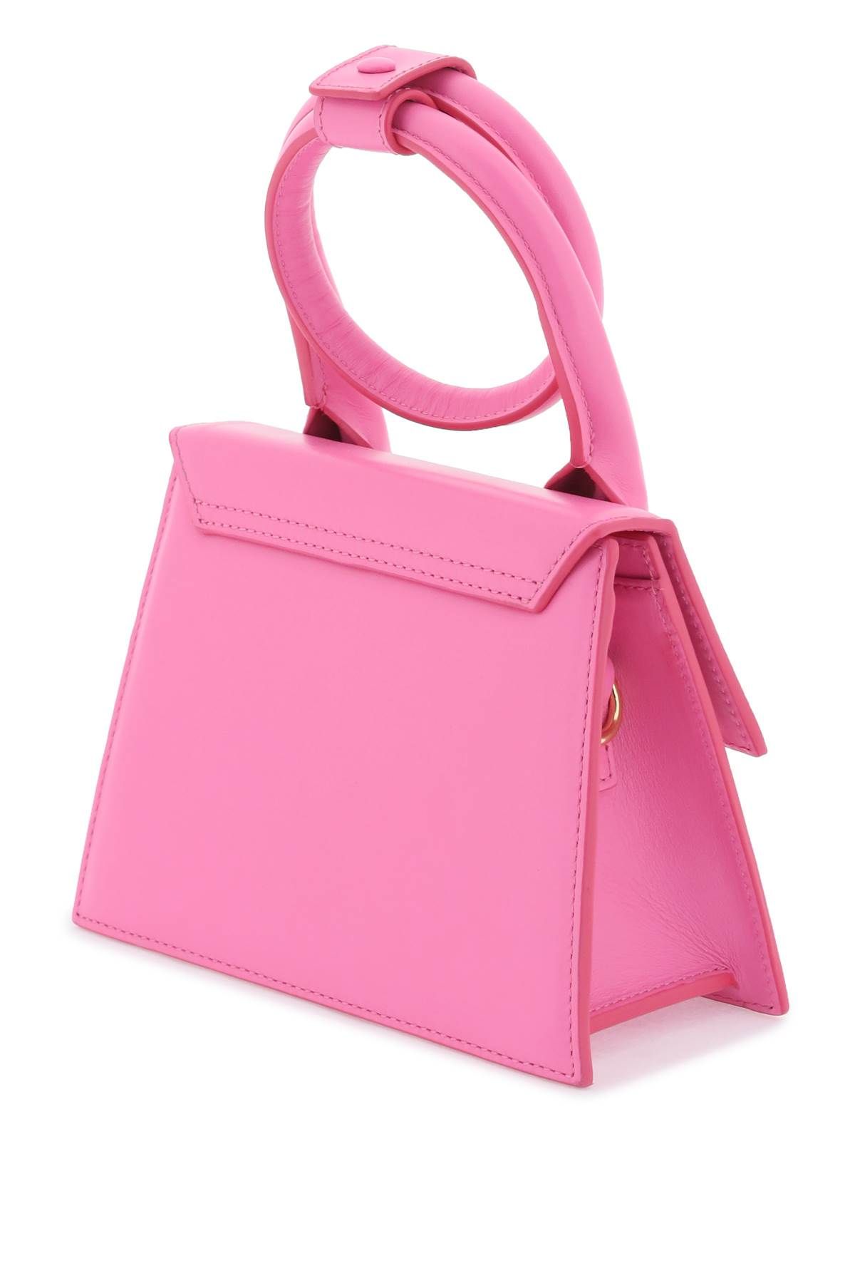 Shop Jacquemus Le Chiquito Noeud Bag In Pink