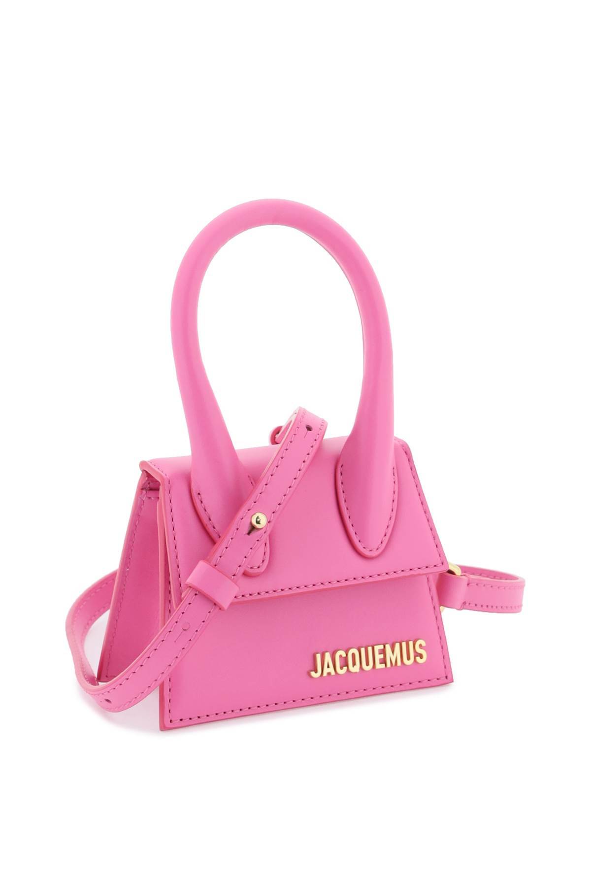 Shop Jacquemus 'le Chiquito' Micro Bag In Fuchsia