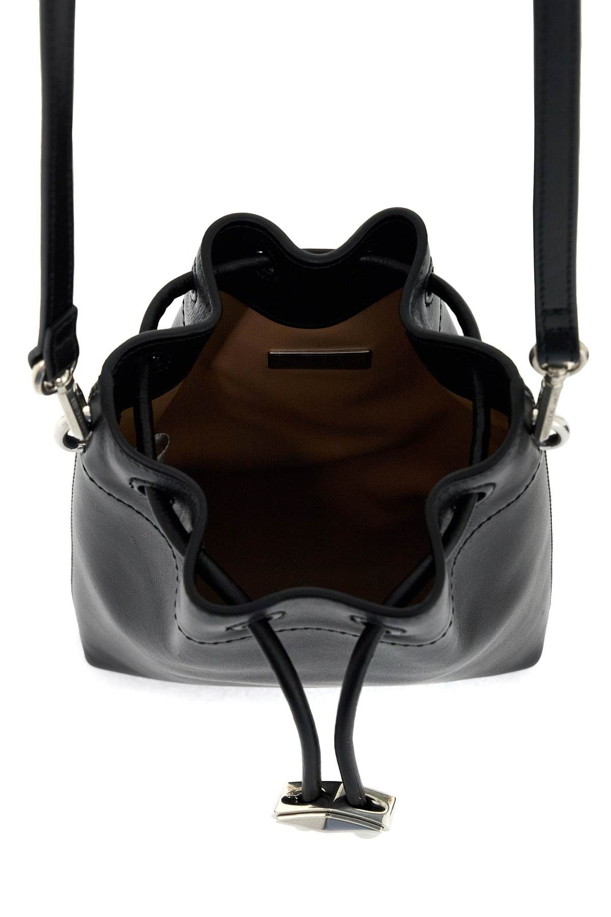 Shop Jimmy Choo Bon Bon Bucket N/s Shoulder Bag In Black