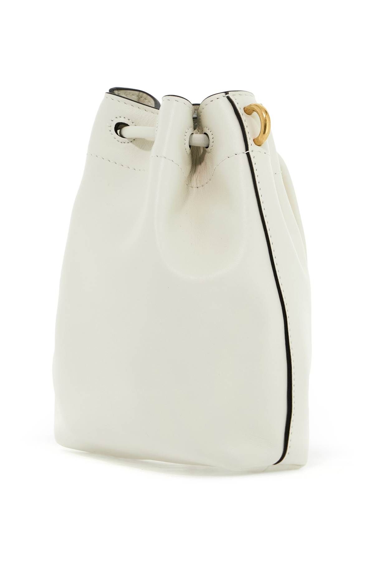 Shop Jimmy Choo Bon Bon Bucket N/s Shoulder Bag In White