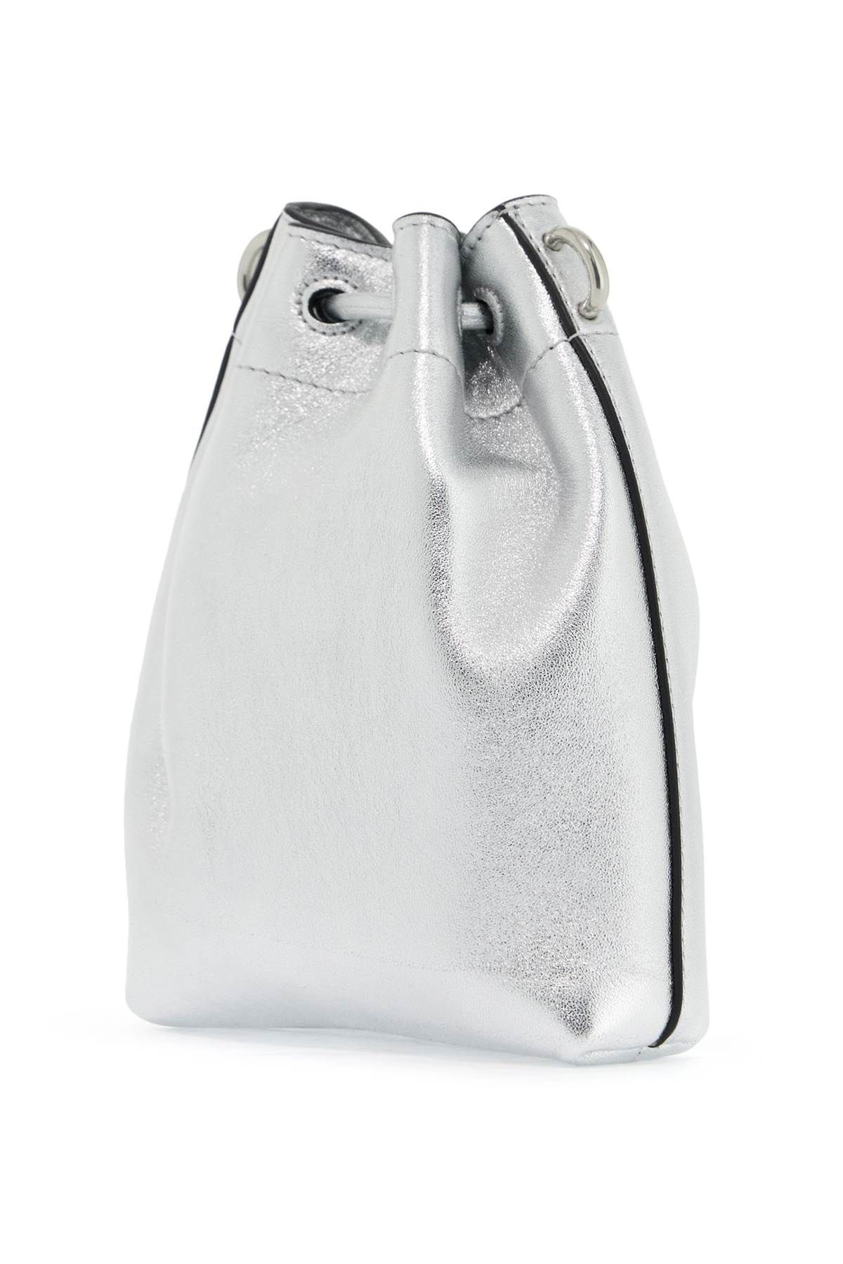 Shop Jimmy Choo "bon Bon Bucket N/s Shoulder Bag" In Silver