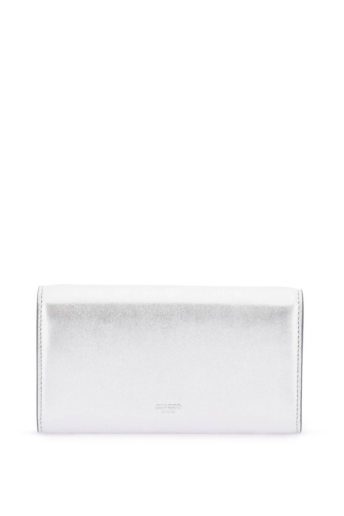 Shop Jimmy Choo Mini Avenue Shoulder Bag In Silver