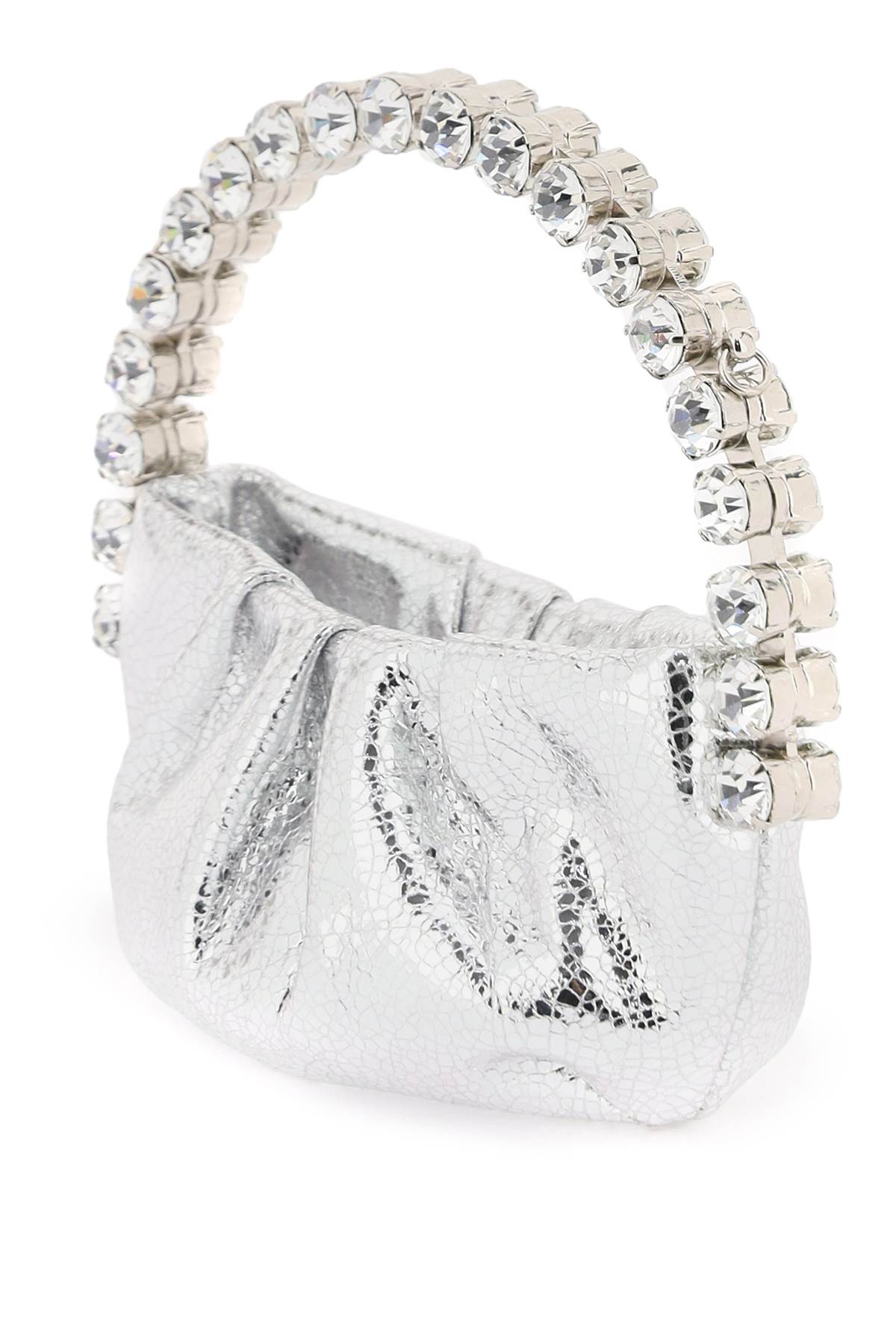 Shop L'alingi "mini Eternity Micro Bag With In Silver