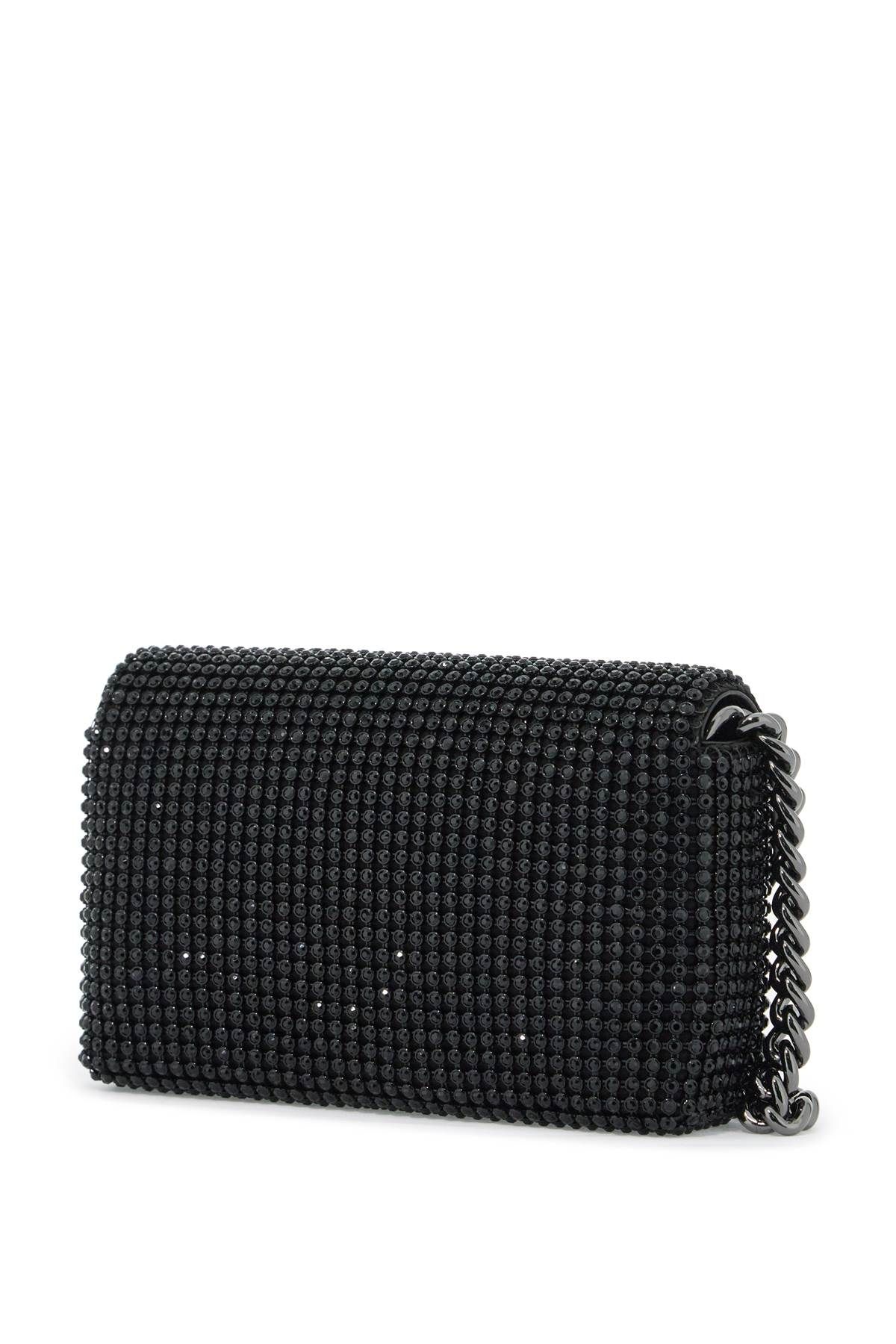 Shop Marc Jacobs The Rhinestone J Marc Mini Shoulder Bag By In Black