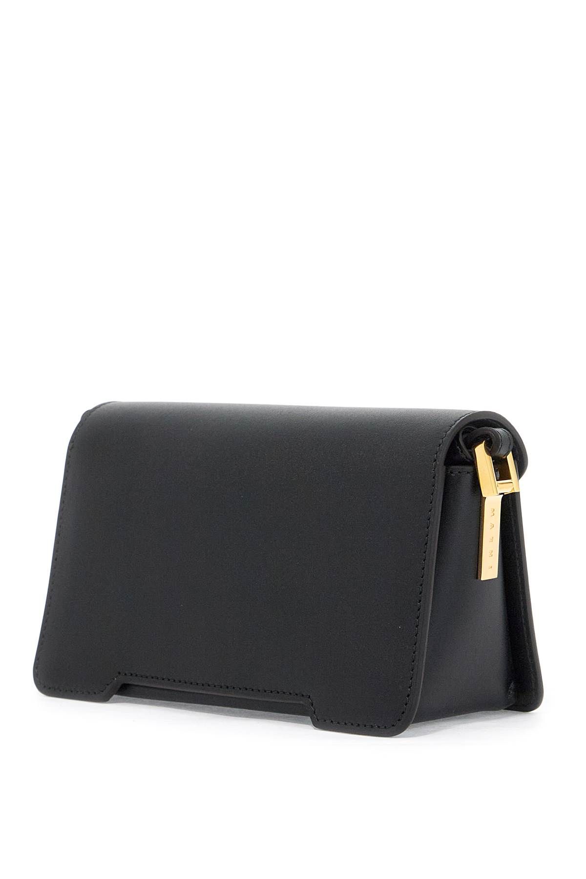 Shop Marni Mini Trunkaroo Shoulder Bag In Black