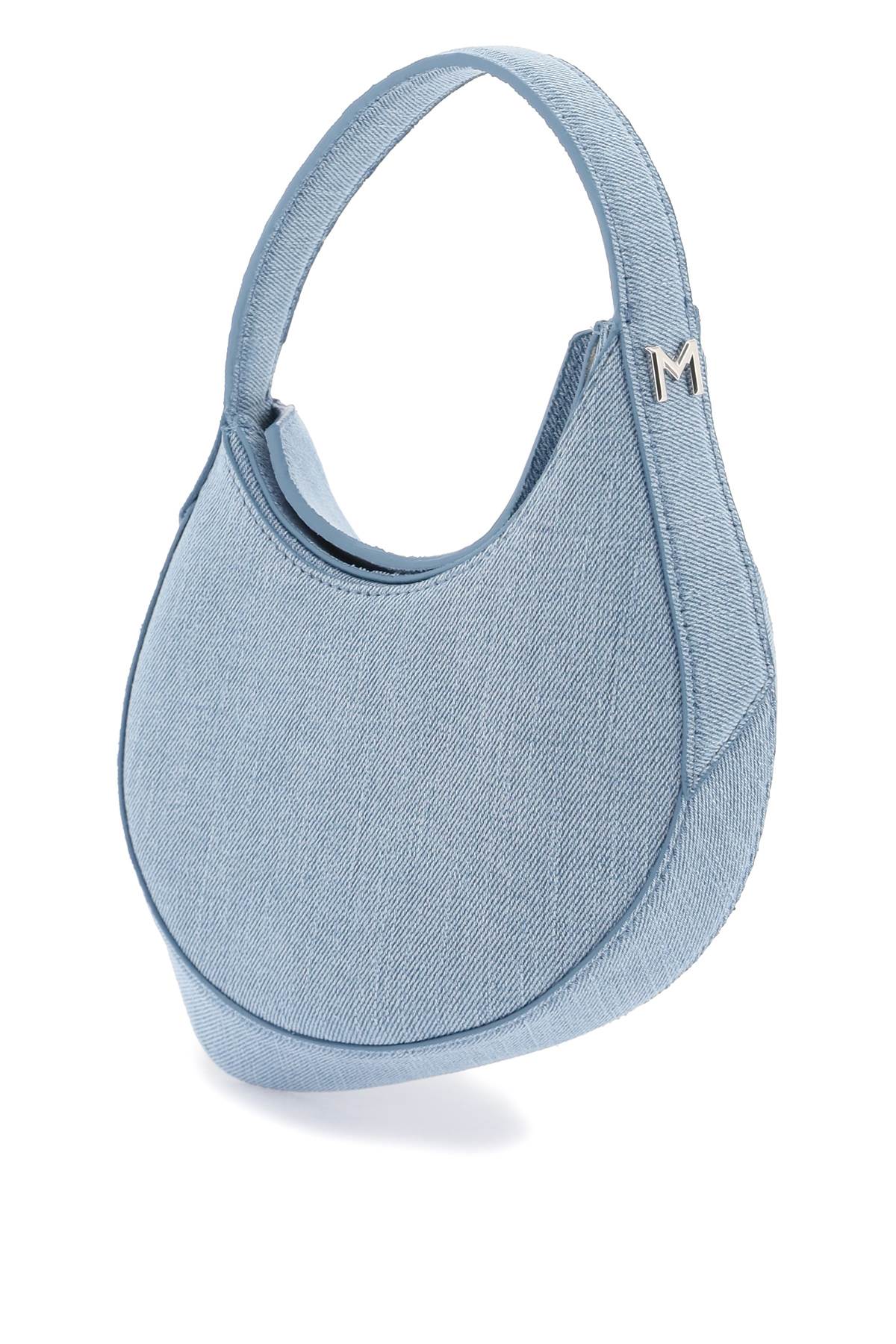 Shop Mugler Mini Spiral Bag In Light Blue