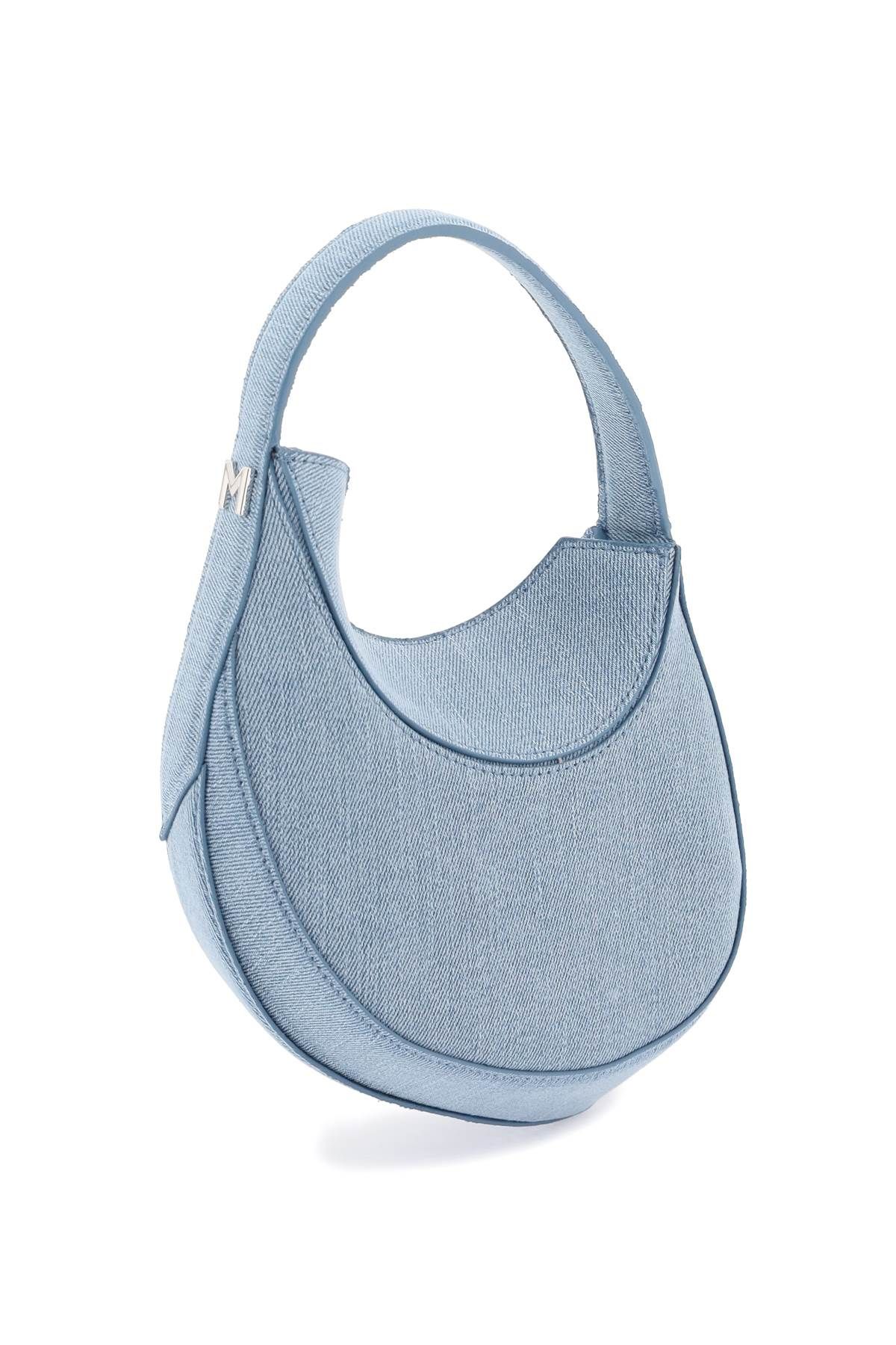 Shop Mugler Mini Spiral Bag In Light Blue