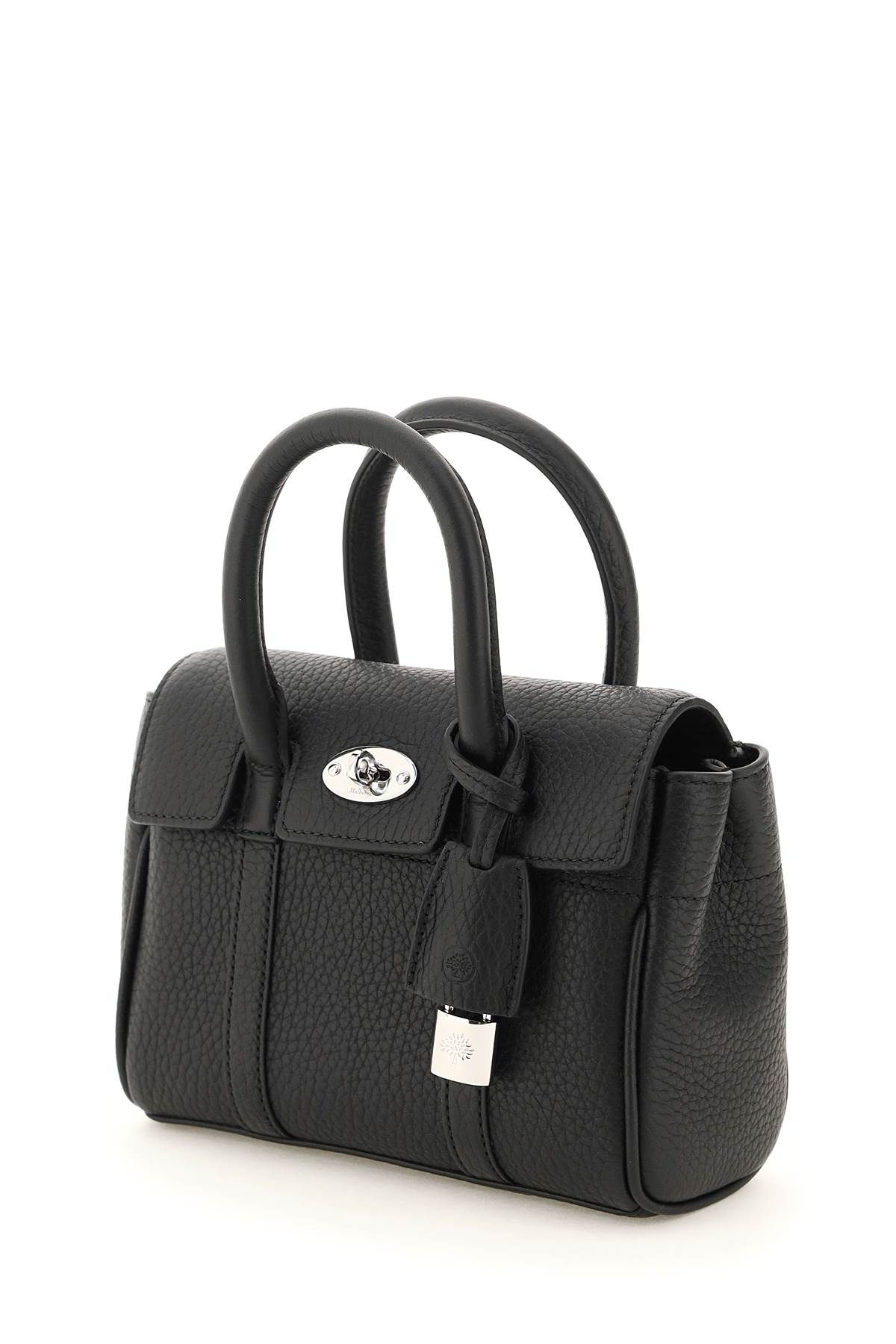 Shop Mulberry Bayswater Mini Bag In Black