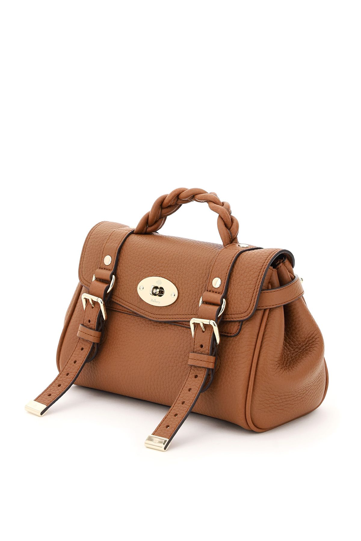 Shop Mulberry Alexa Mini Bag In Brown