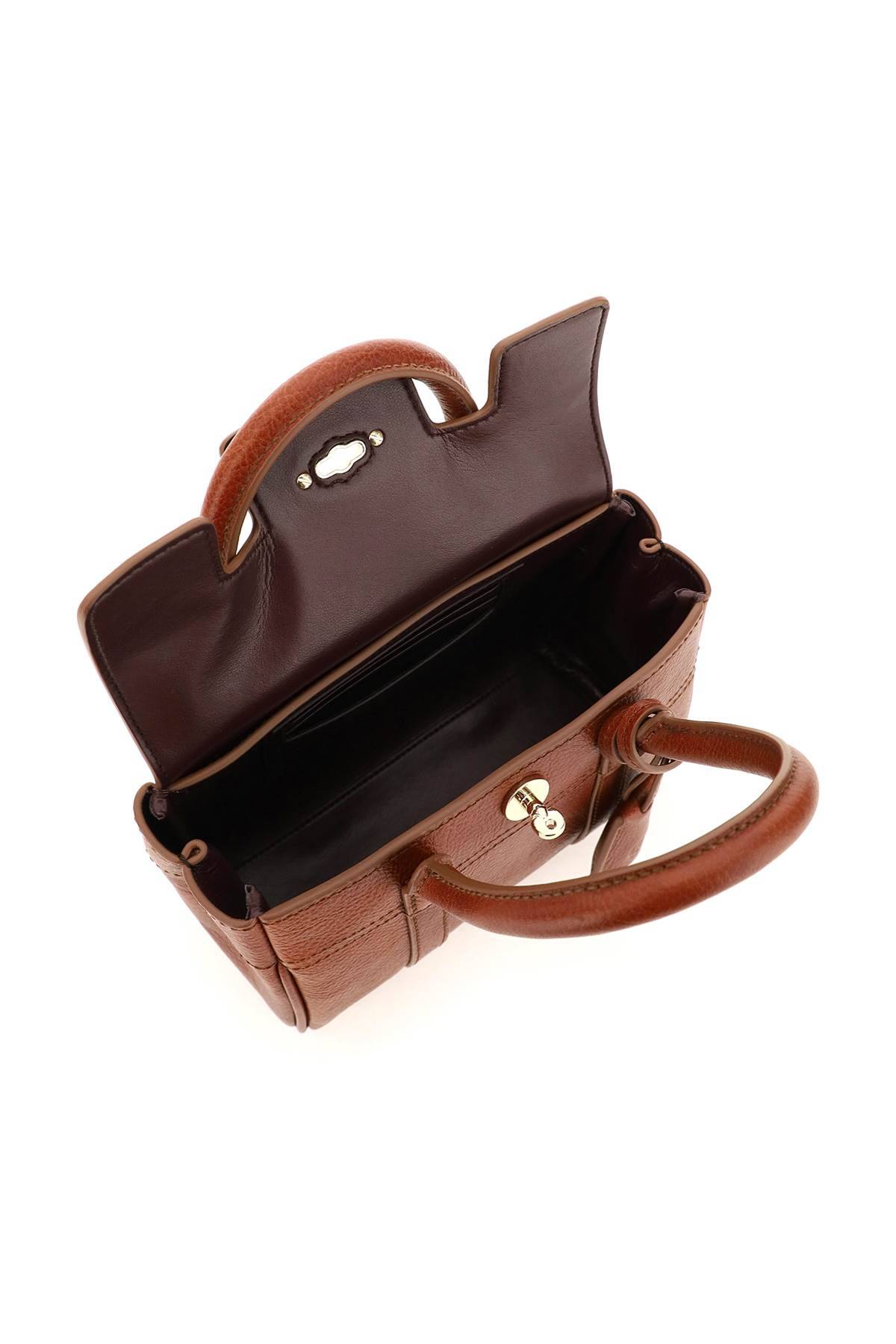 Shop Mulberry Bayswater Mini Bag In Brown
