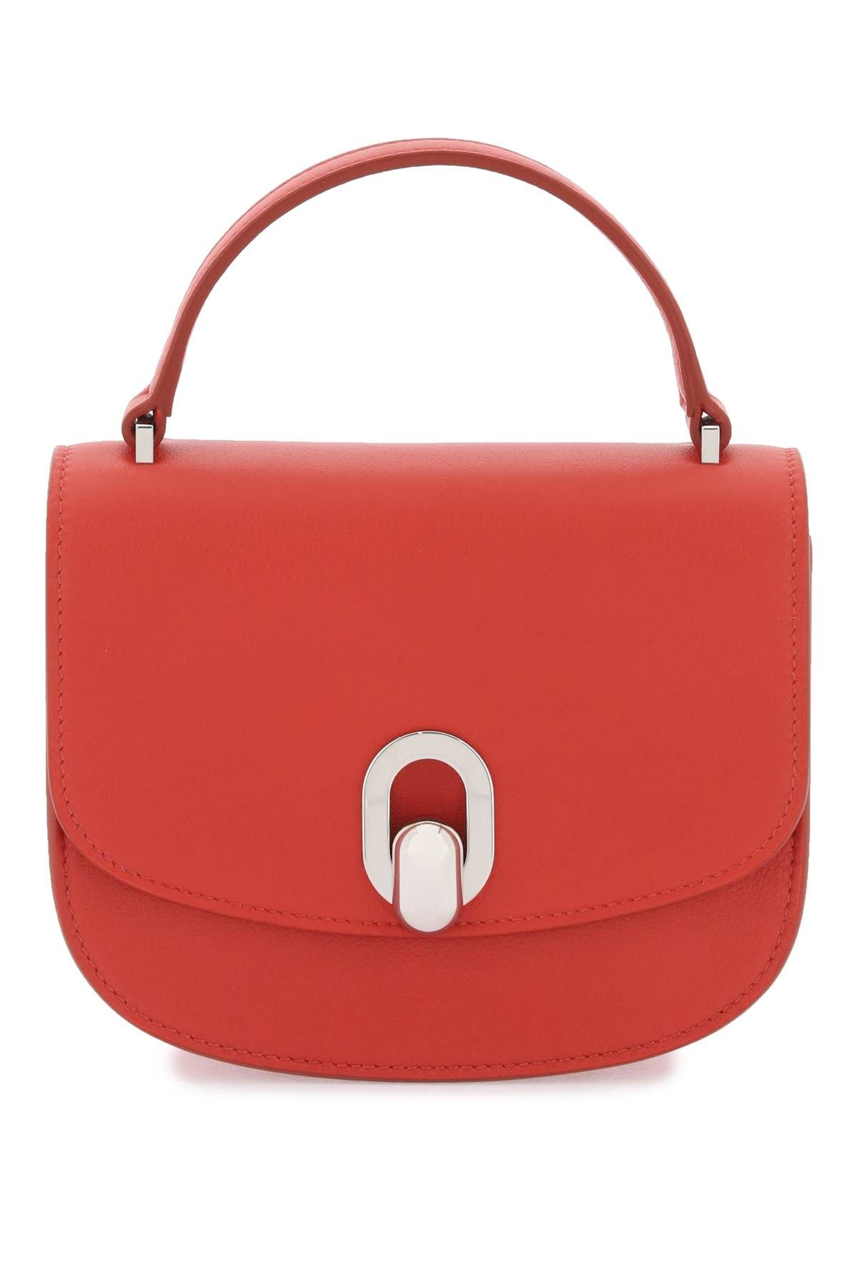 Shop Savette Mini Tondo Bag In Red