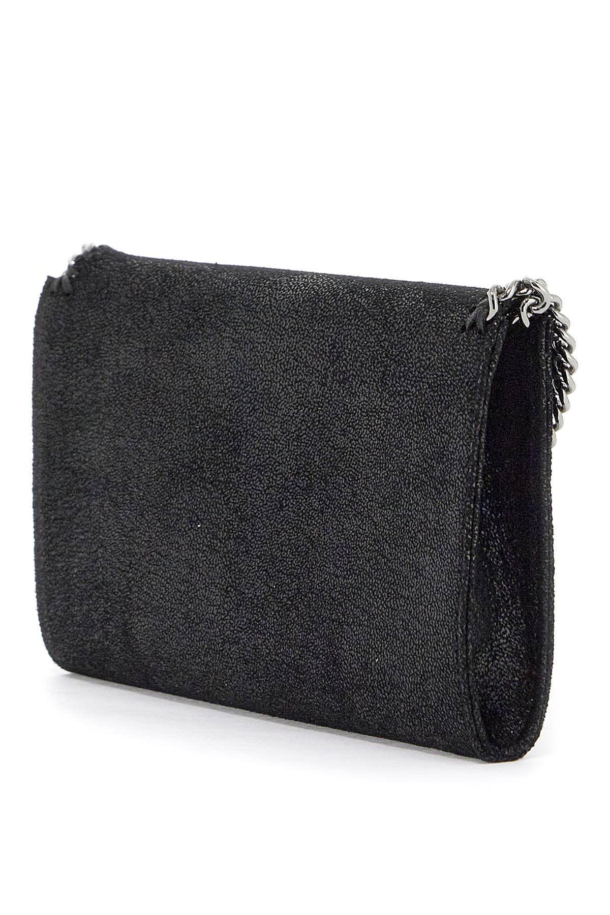 Shop Stella Mccartney Shaggy Deer Mini Crossbody Bag In Black