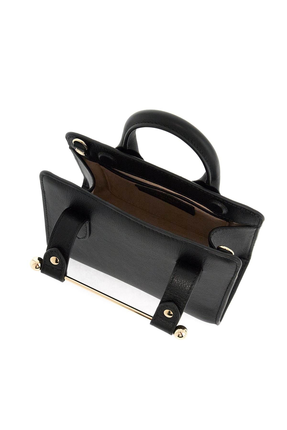 Shop Strathberry Nano Tote Bag In Black