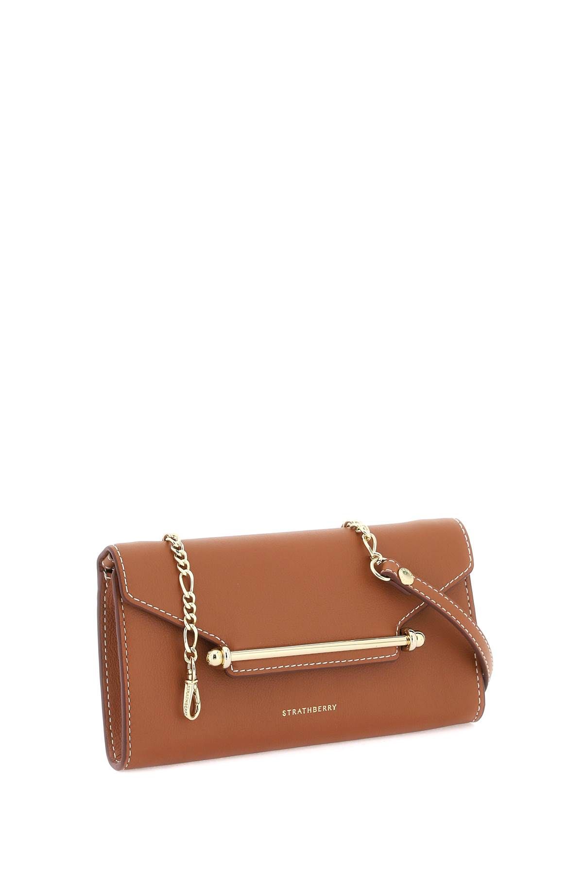 Shop Strathberry Multress Mini Bag In Brown